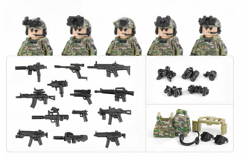 U.S. Army Rangers - Mountain Camo (5 Figures)