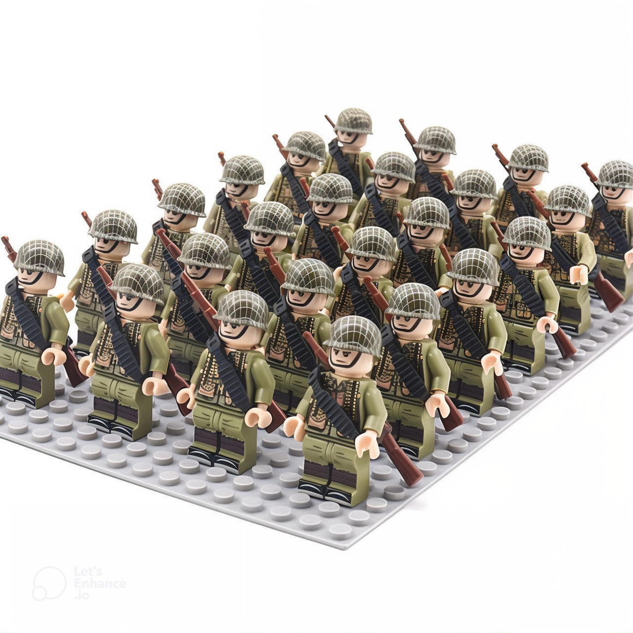 3rd Infantry U.s. Wwii Soldiers (24 Figures)