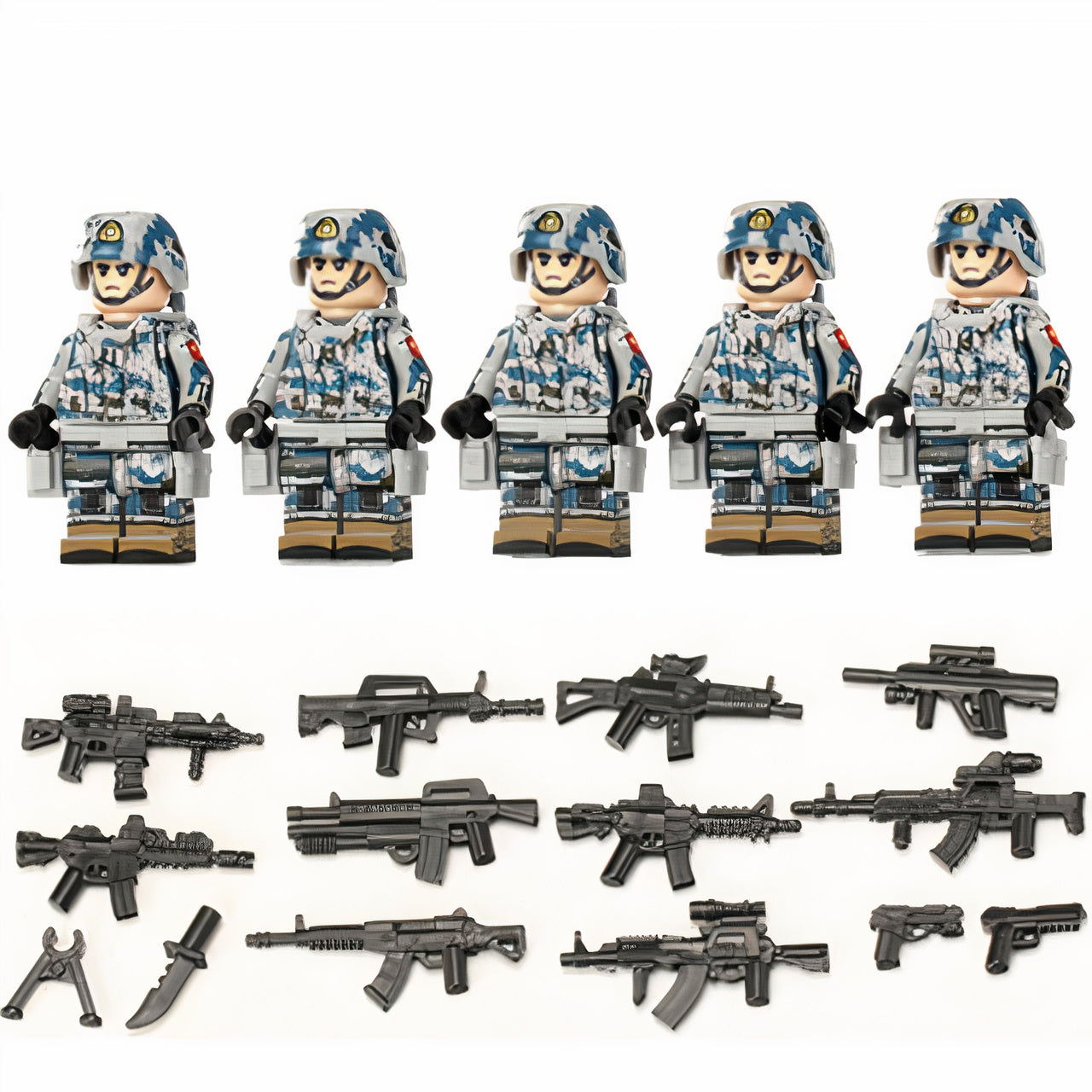 Chinese SOF Unit - Urban Camo (5 Figures)