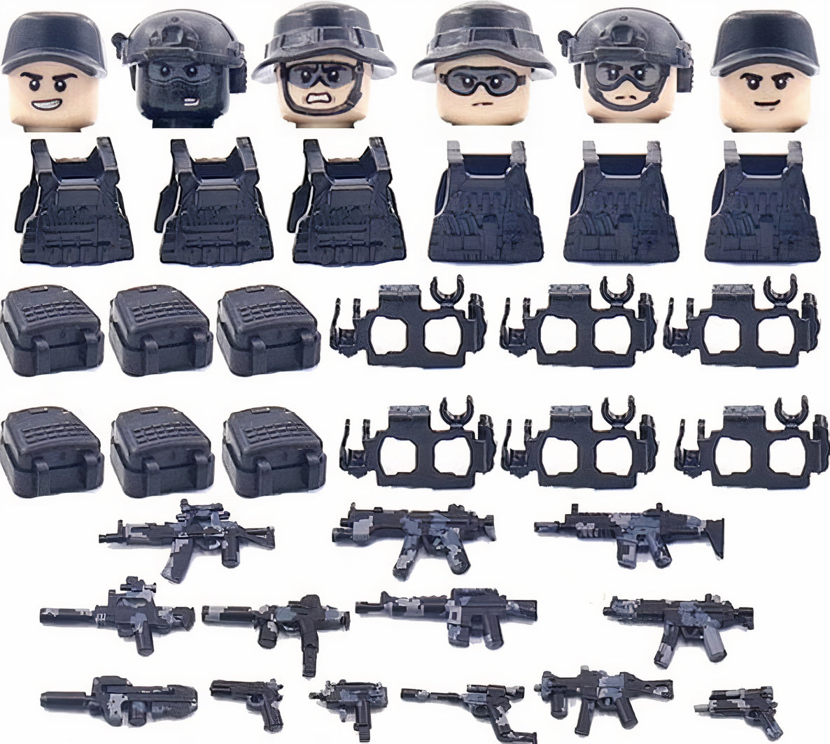 SWAT Tactical Unit (6 Figures)