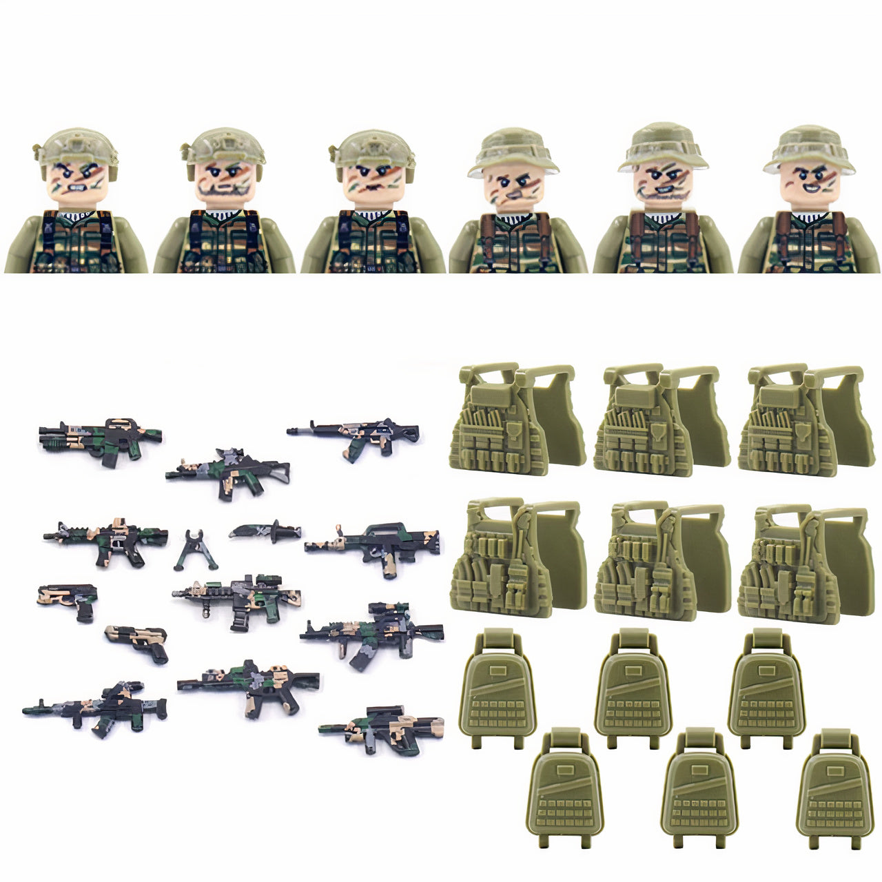 U.S. Army Green Berets (6 Figures)