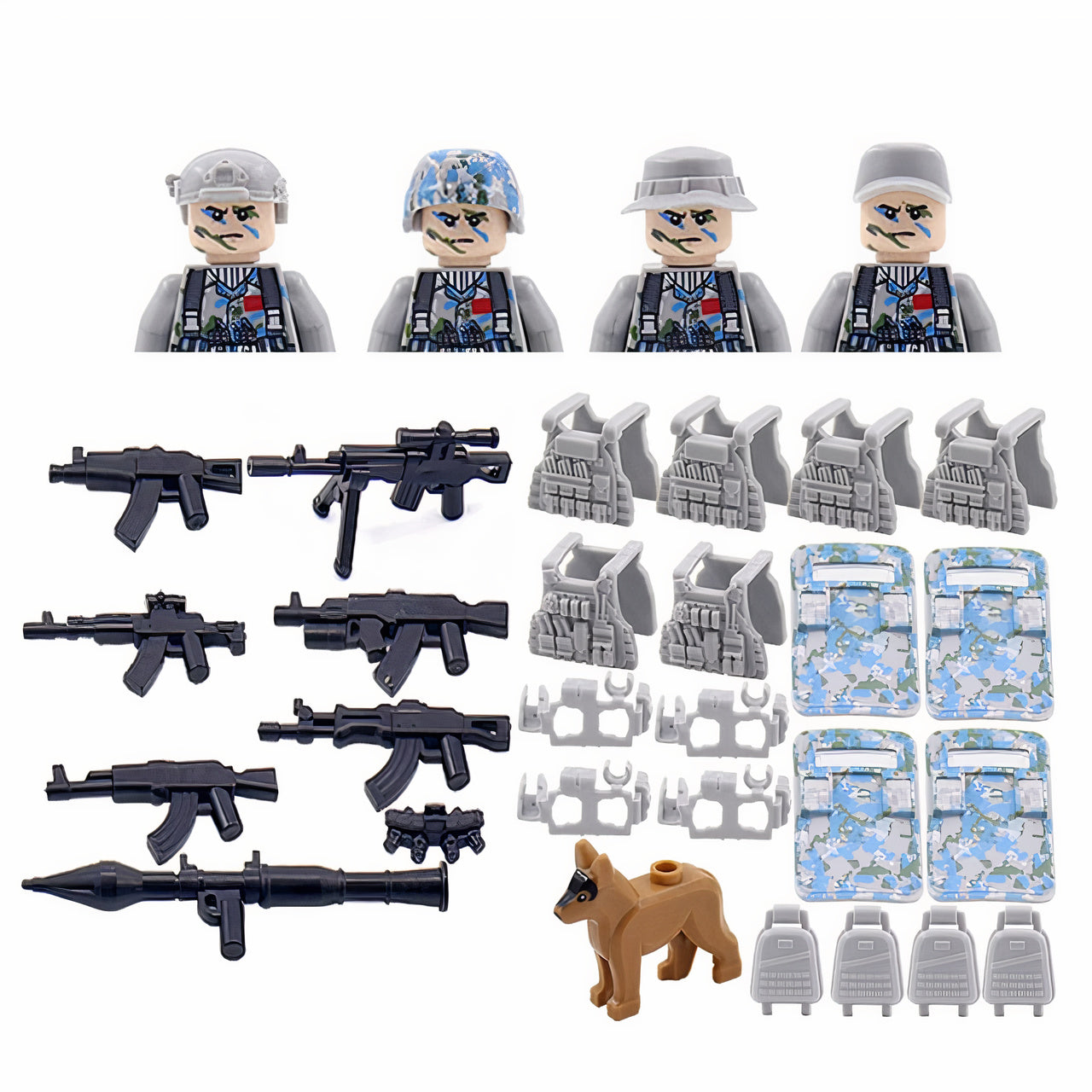SWAT Team - Winter Camo (5 Figures)