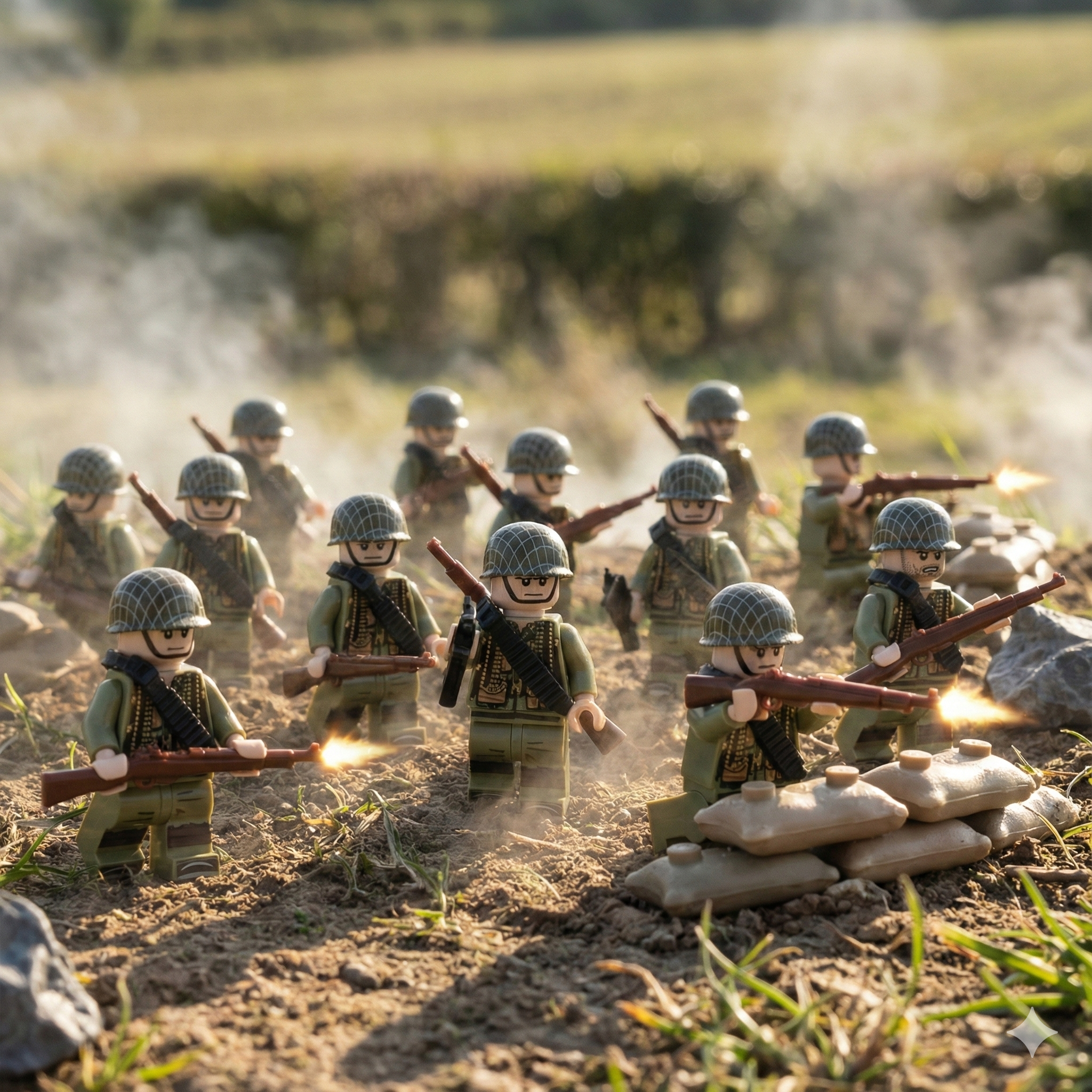 3rd Infantry U.S. WWII Soldiers (24 Figures)