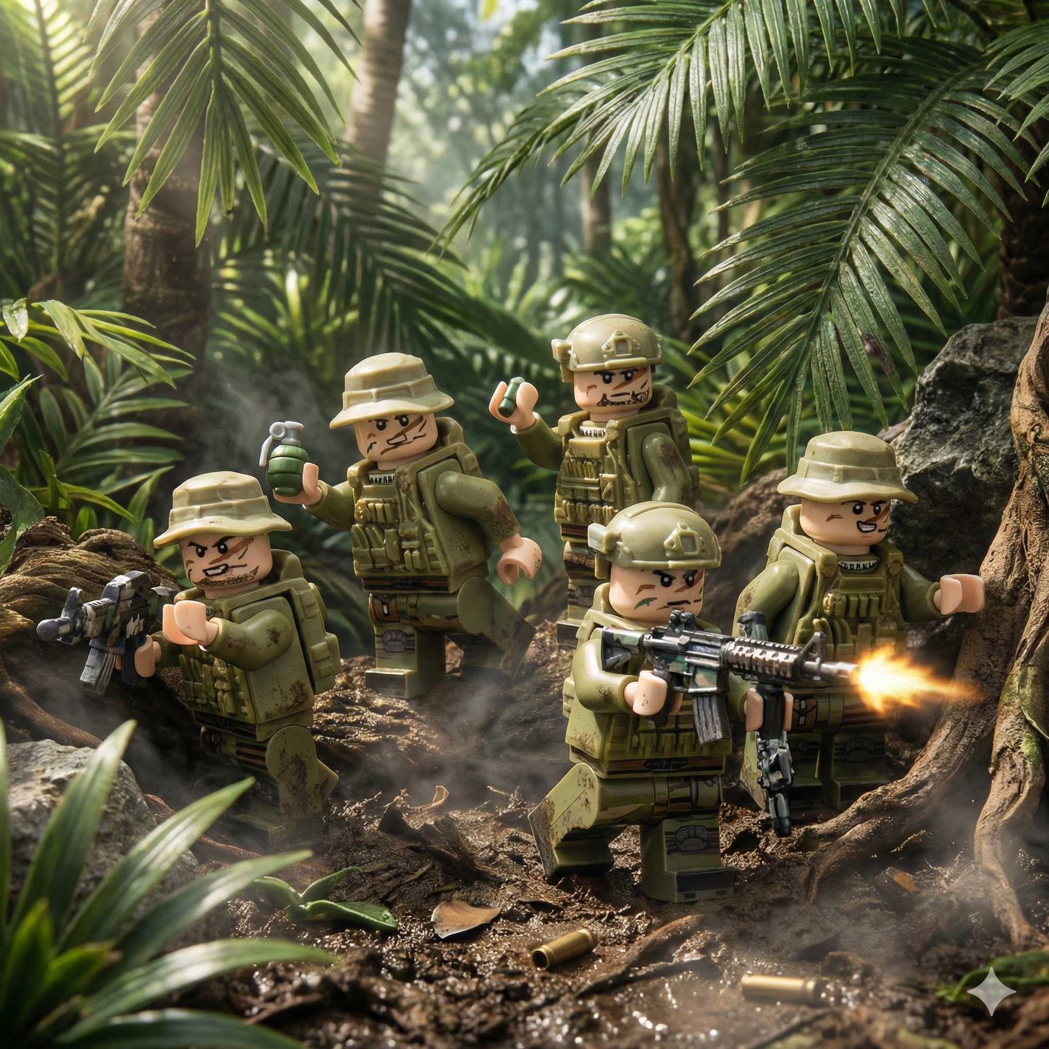 U.S. Army Green Berets (6 Figures)