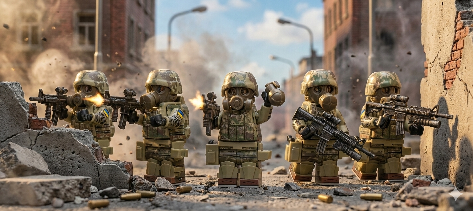 Ukrainian Biochemical Special Forces (5 Figures)