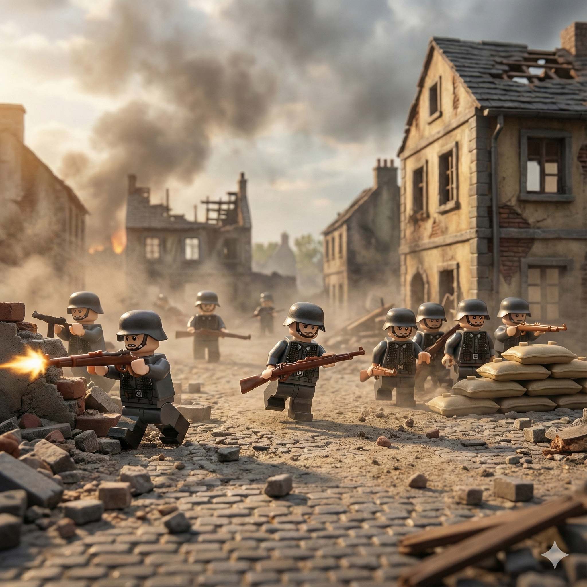 8th Infantry Division German WWII Soldiers (24 Figures)