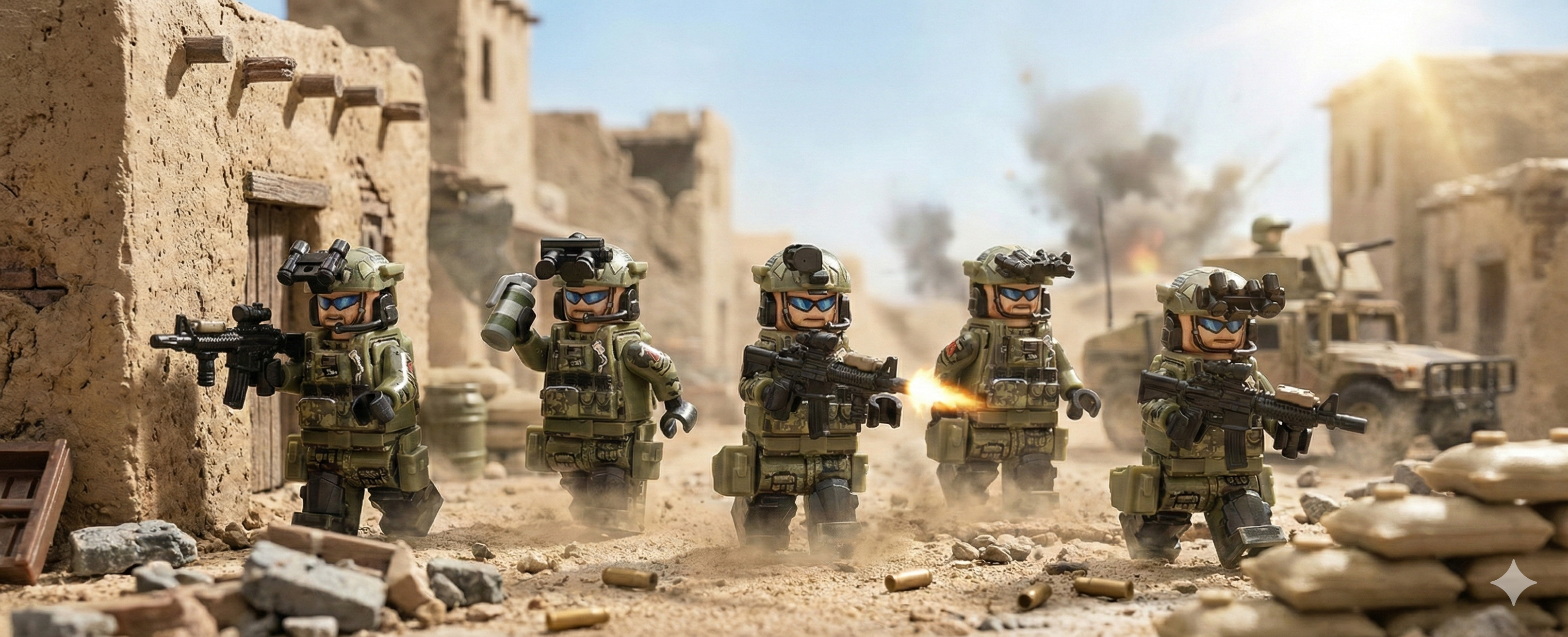 U.S. Delta Force Commandos (5 Figures)