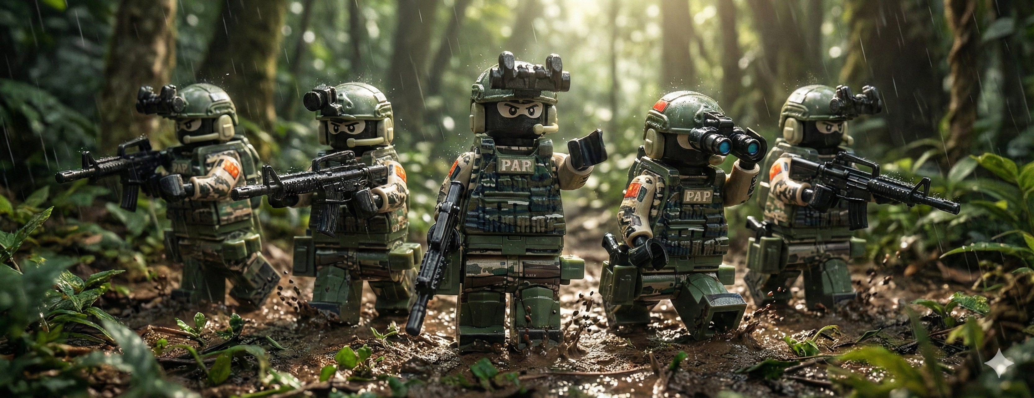 Chinese PAP Unit (5 Figures)