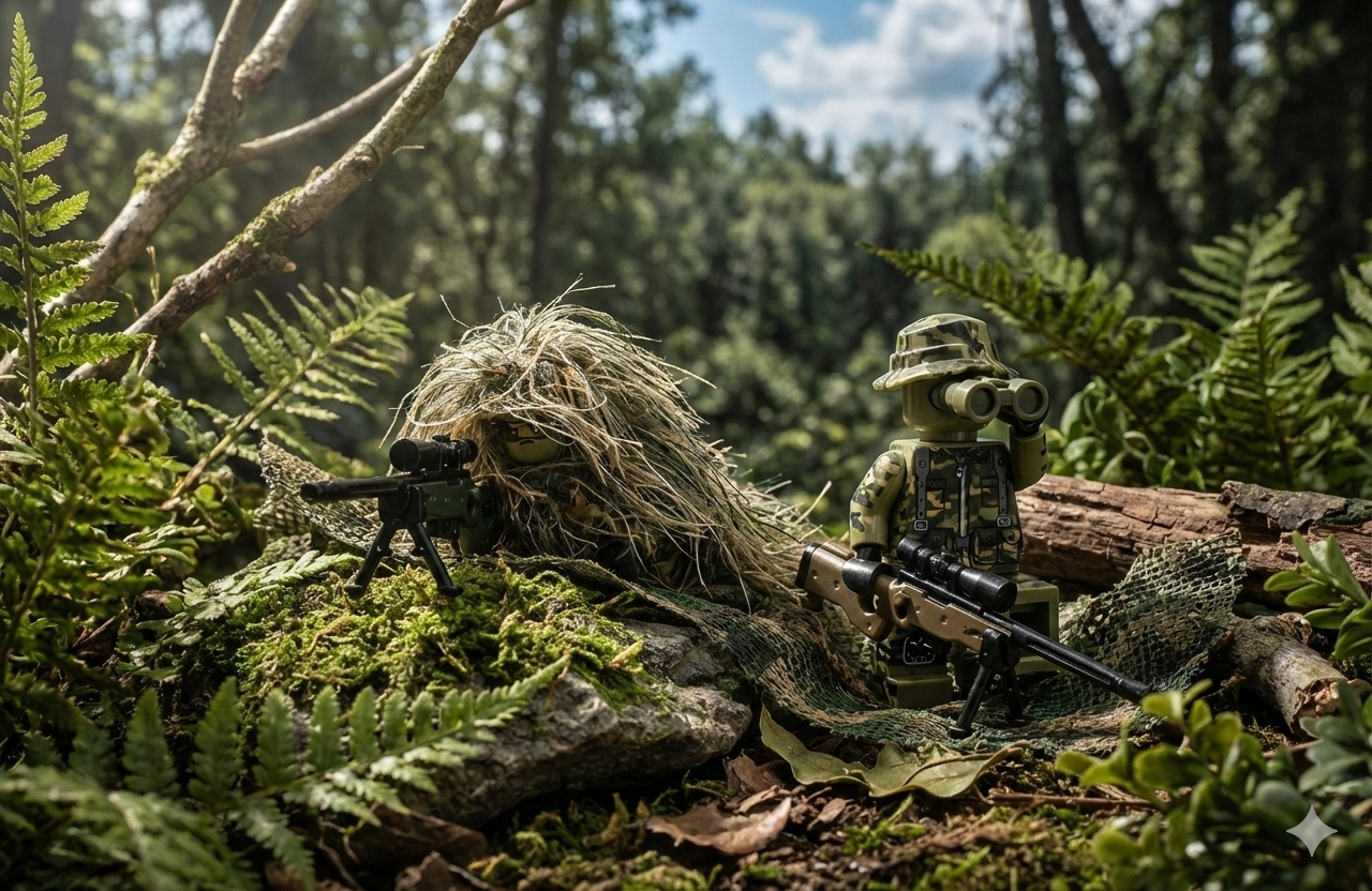 U.S. Marine Scout Sniper - Ghillie Suit