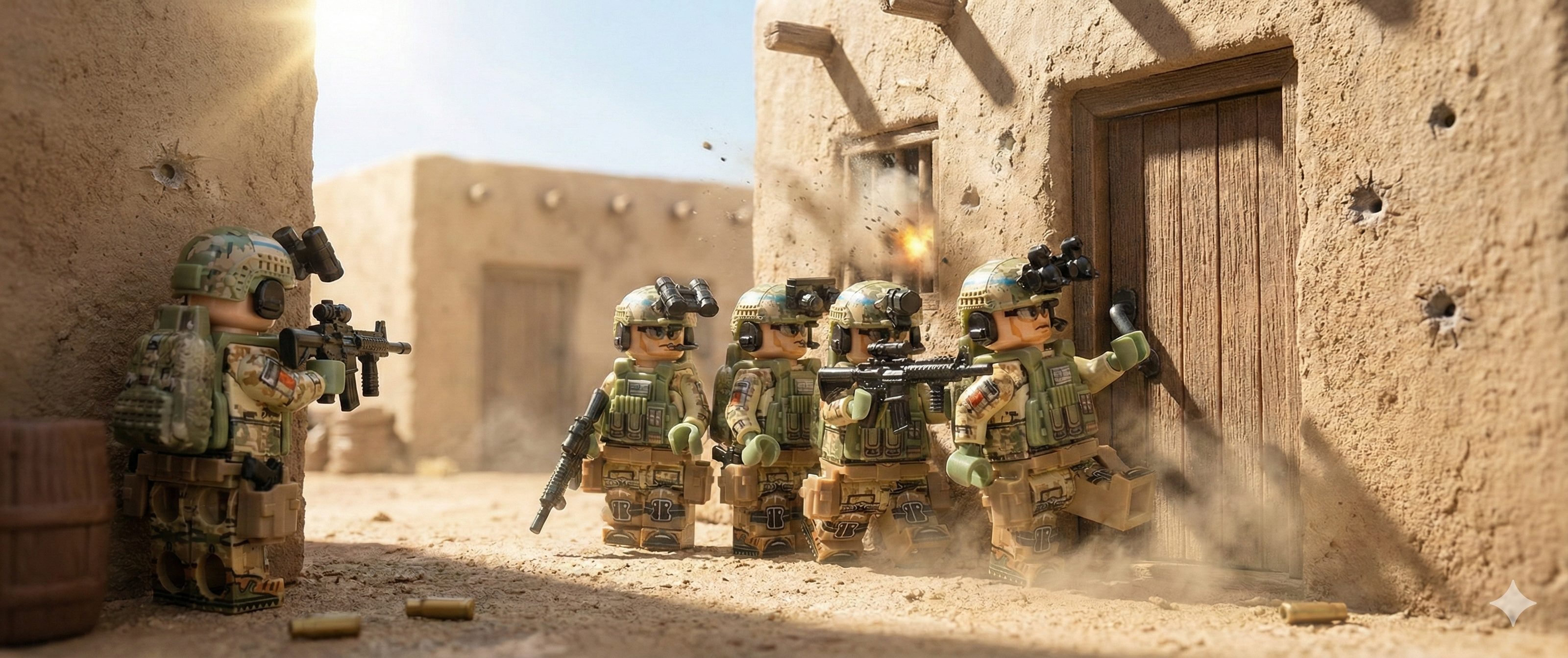 U.S. Delta Force Unit (5 Figures)