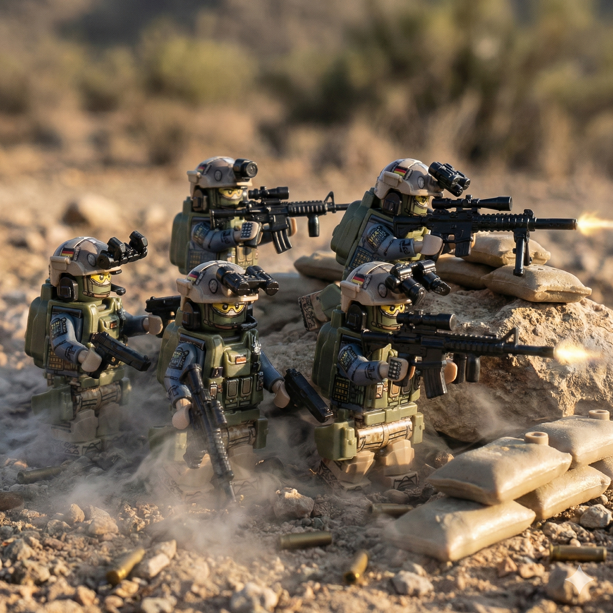 German Urban KSK Special Forces (5 Figures)