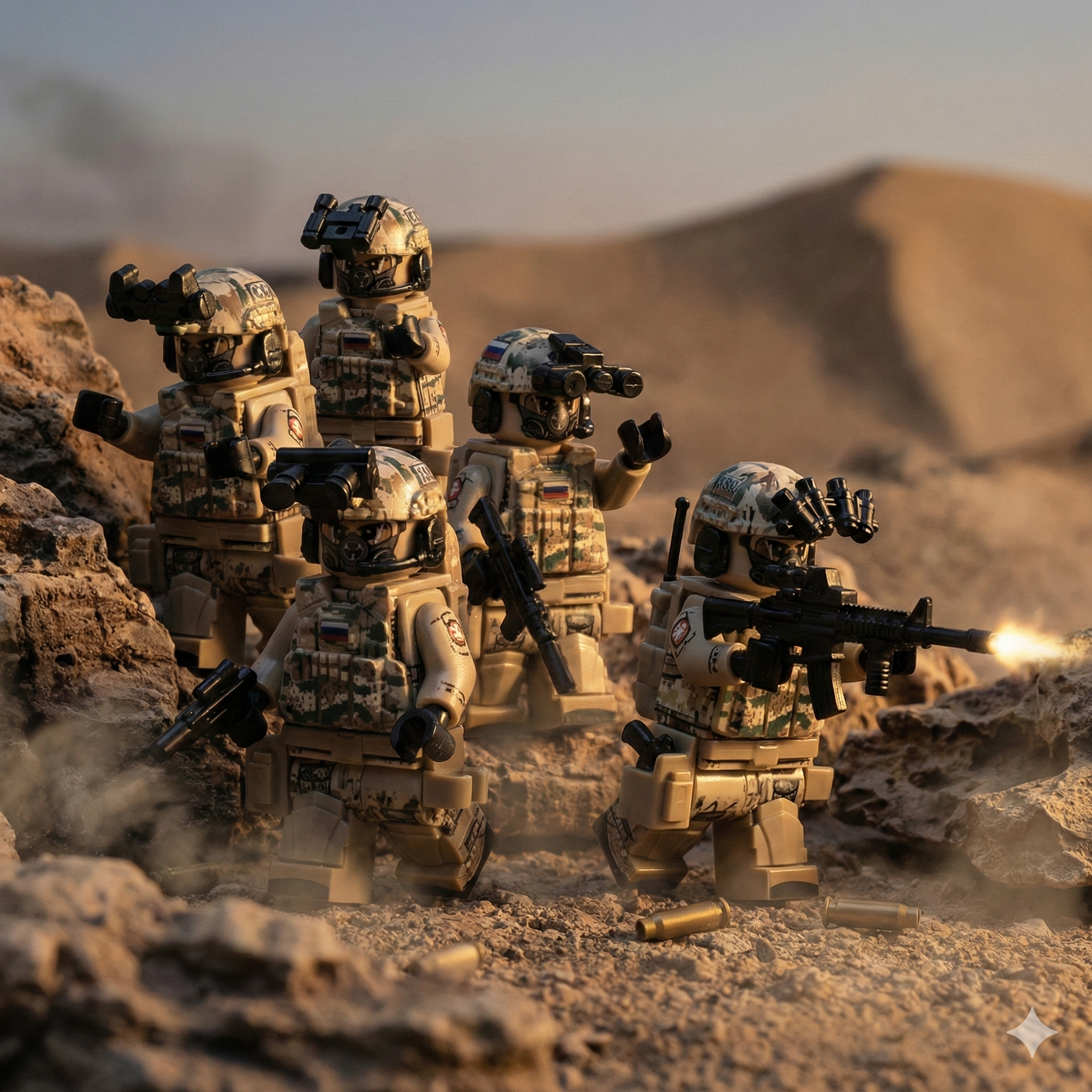 Russian SSO Unit (5 Figures)