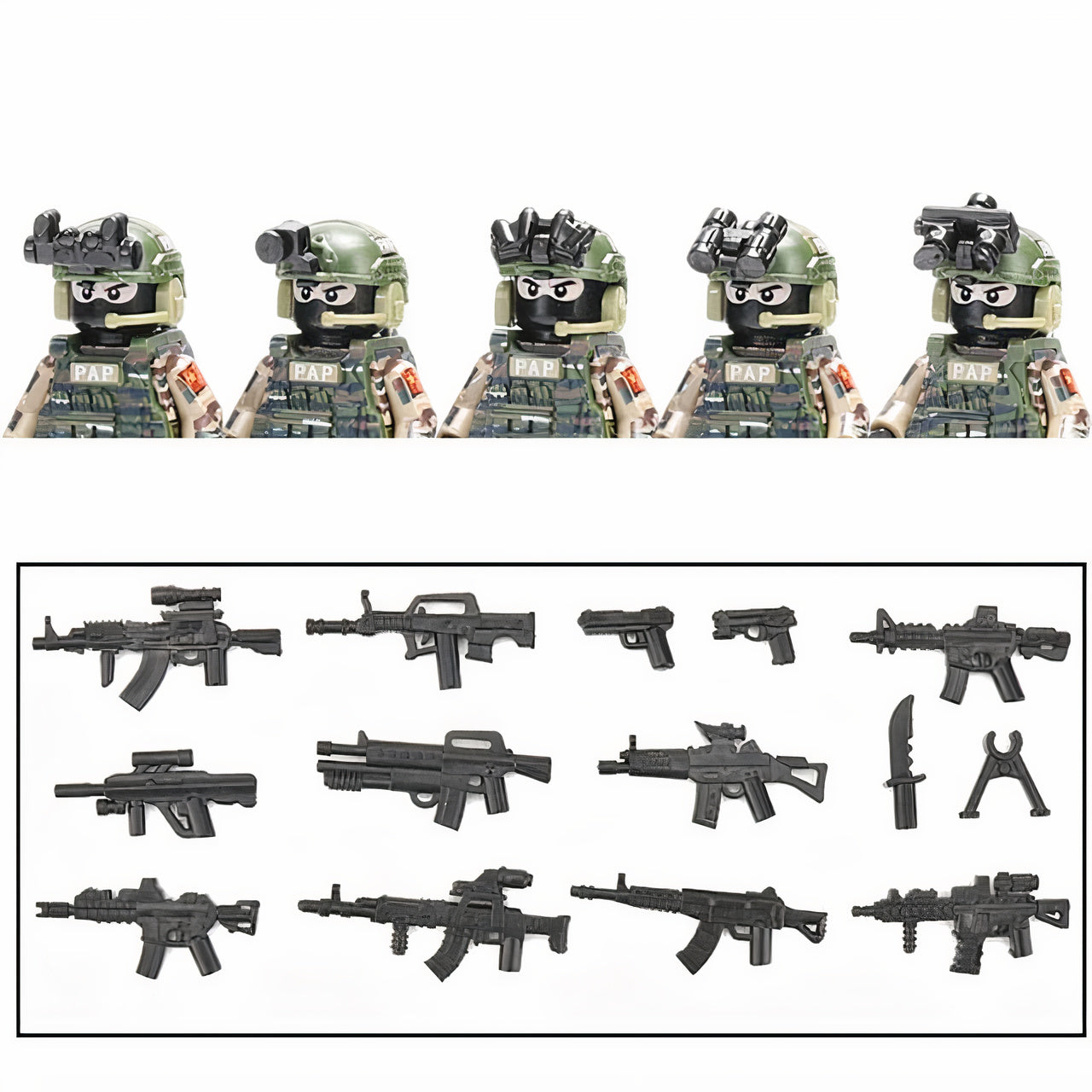 Chinese PAP Unit (5 Figures)