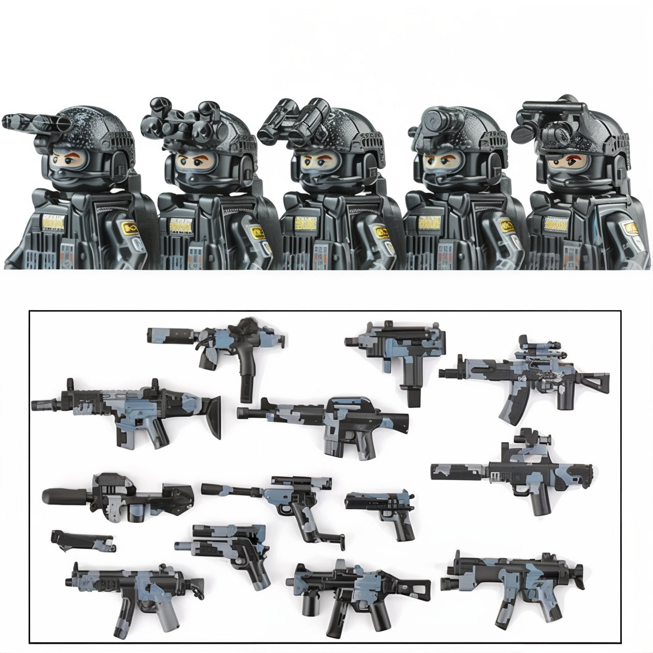 Russian FSB Unit - Night Camo (5 Figures)