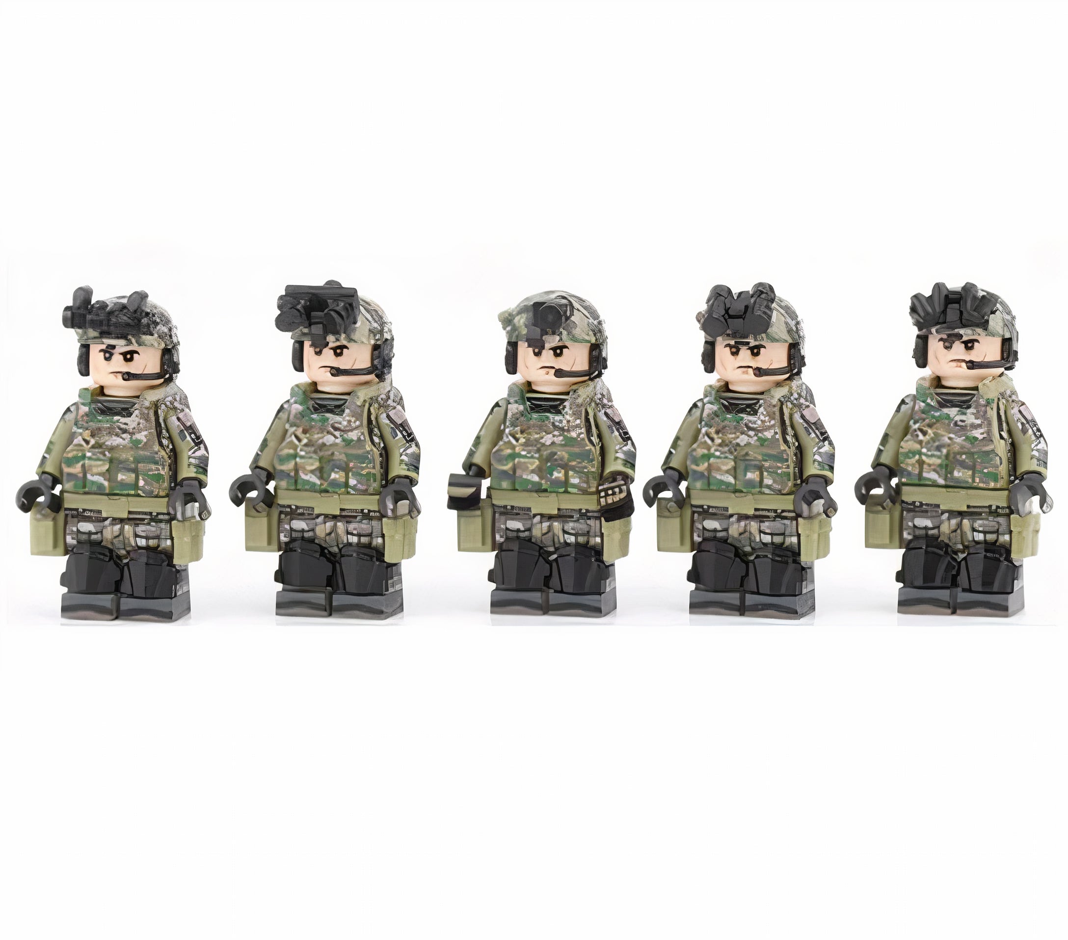 U.S. Army Rangers - Mountain Camo (5 Figures)