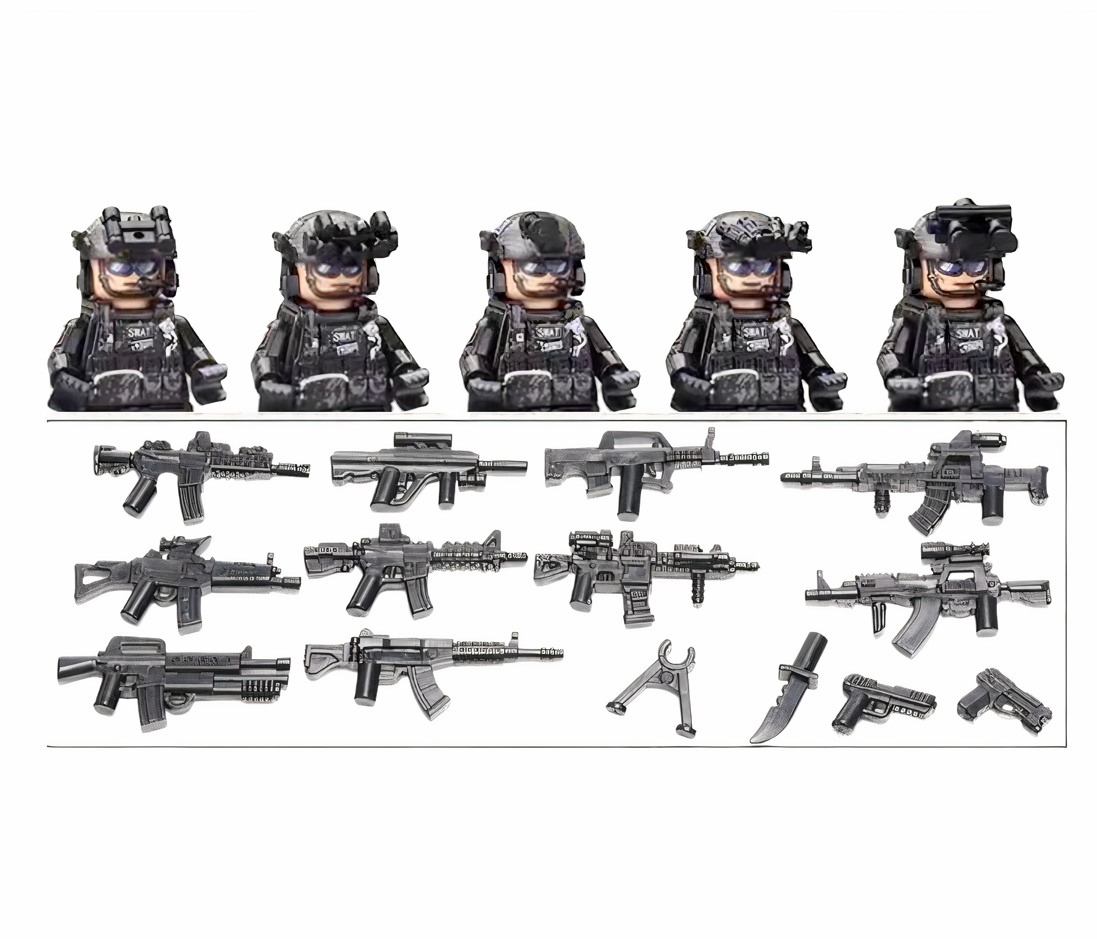 SWAT Hostage Rescue Team (5 Figures)