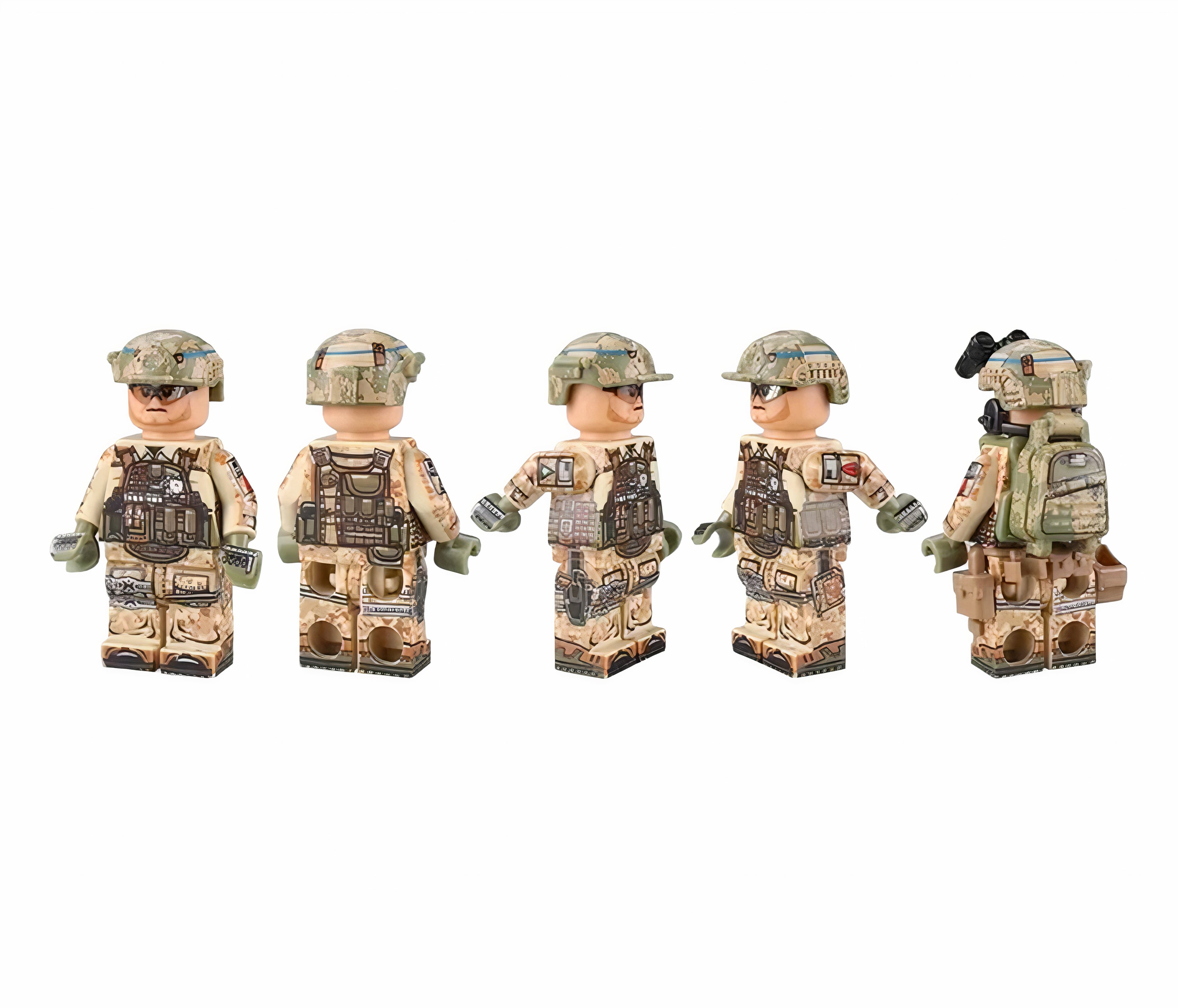U.S. Delta Force Unit (5 Figures)