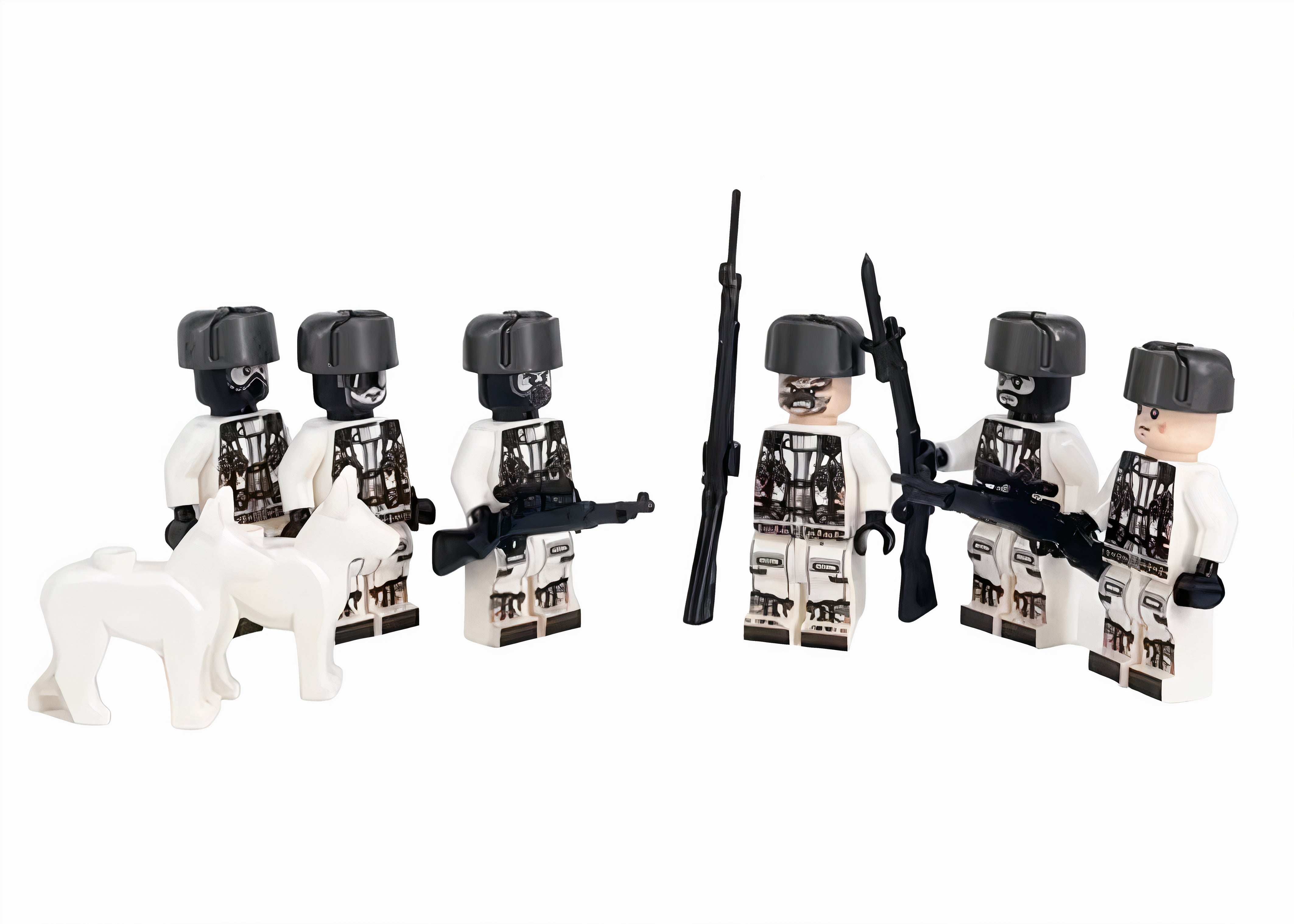 WW2 Soviet Union Winter Sniper Unit (6 Figures)