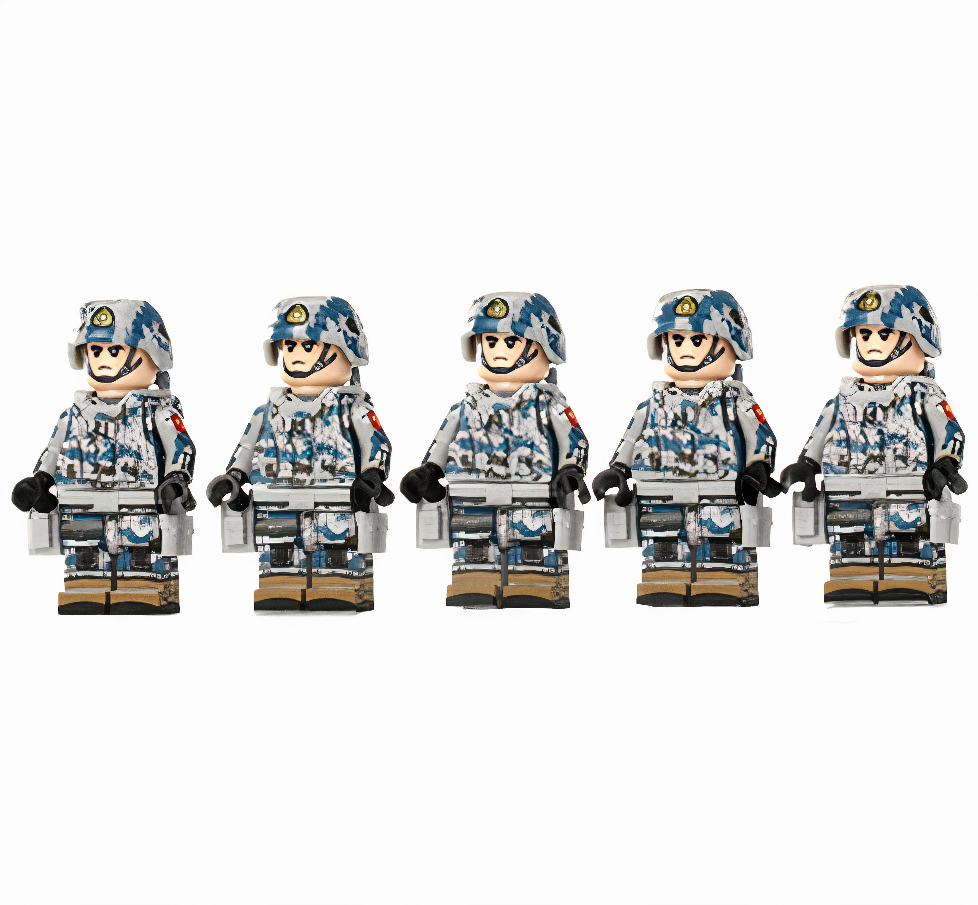 Chinese SOF Unit - Urban Camo (5 Figures)