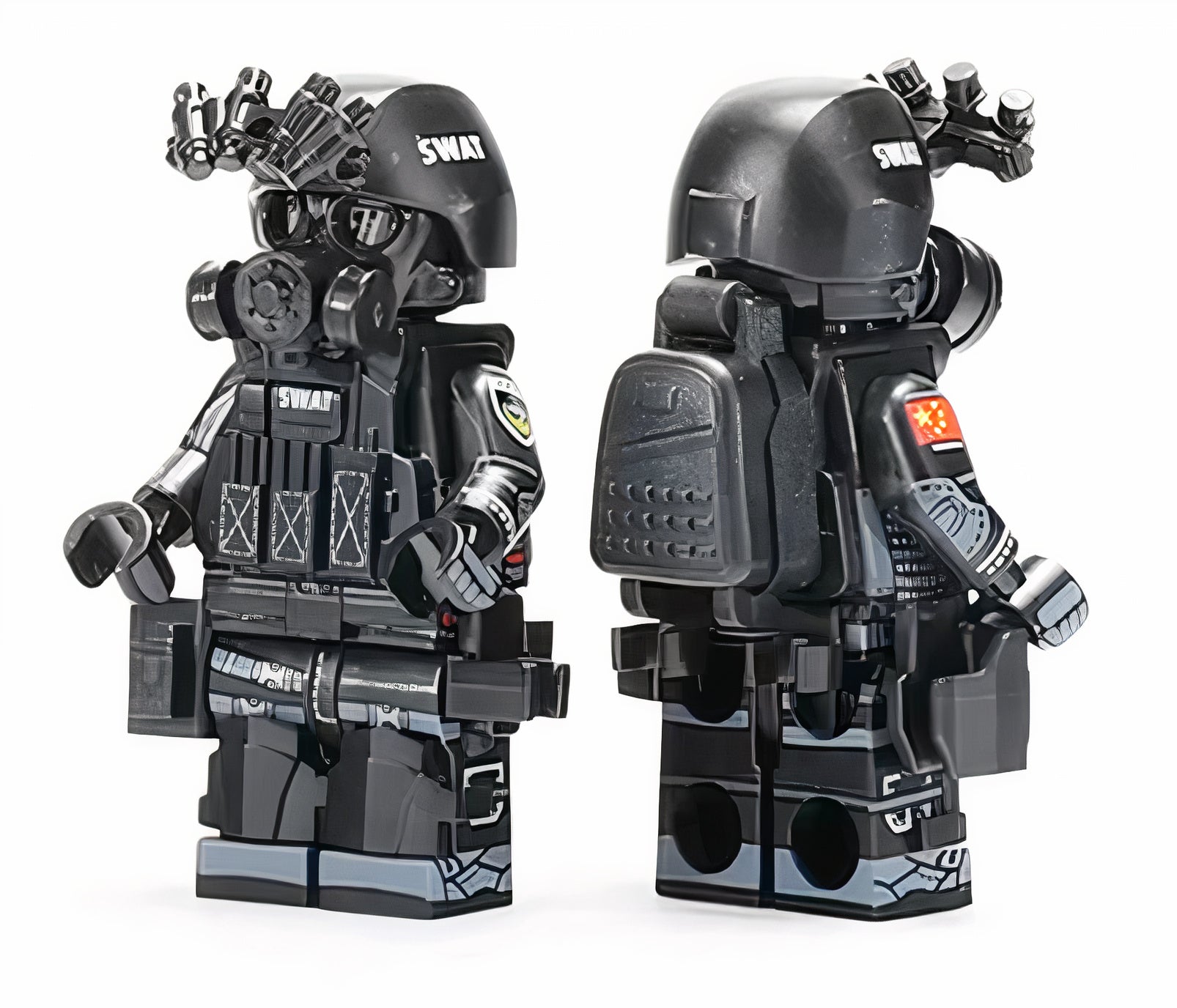 Chinese SWAT Team (5 Figures)