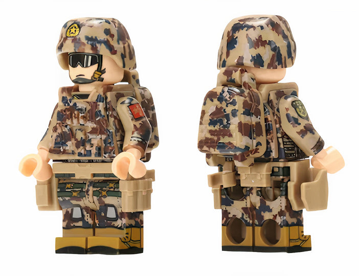 Chinese SOF Unit - Woodland Camo (5 Figures)