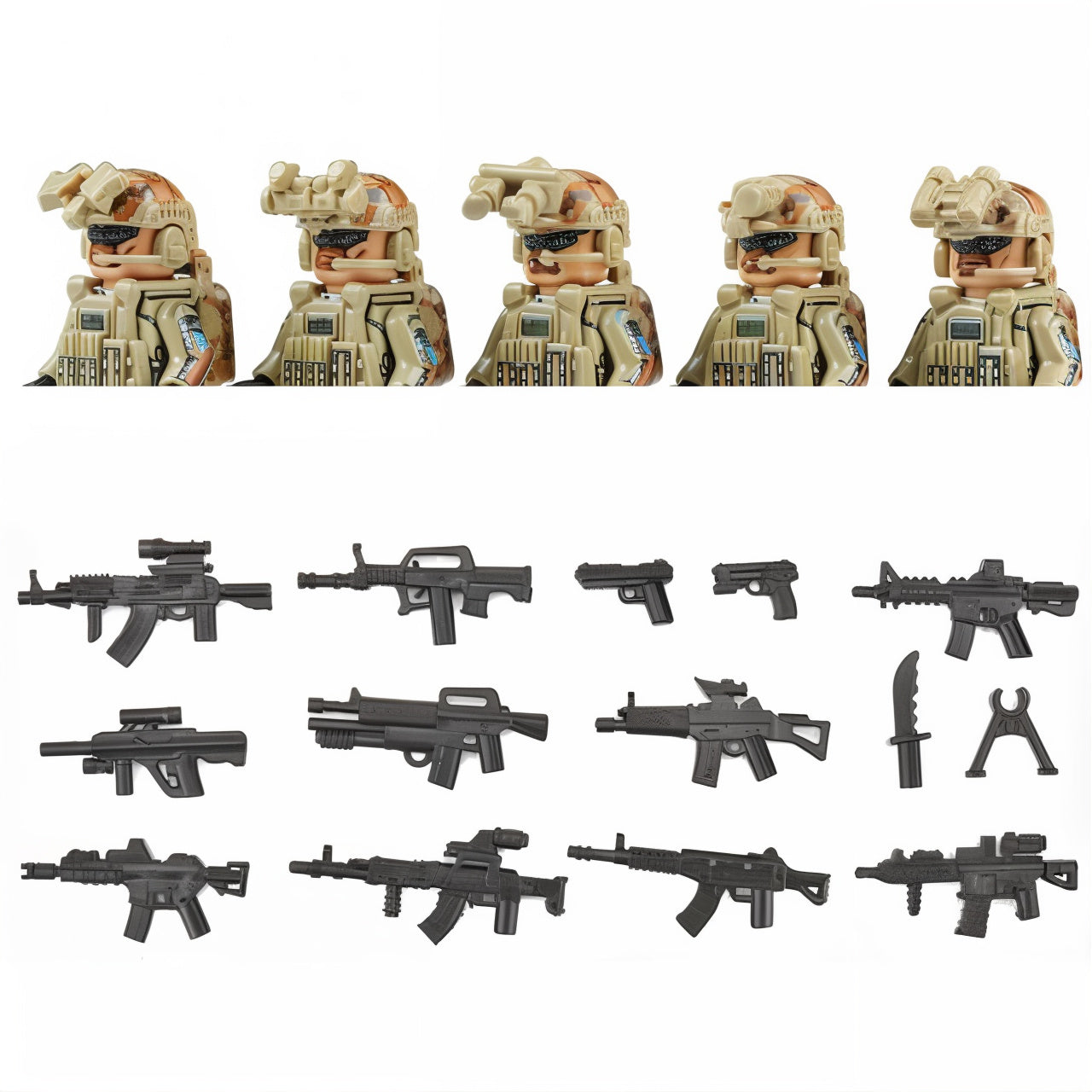 U.S. Army Special Forces Command Unit (5 Figures)