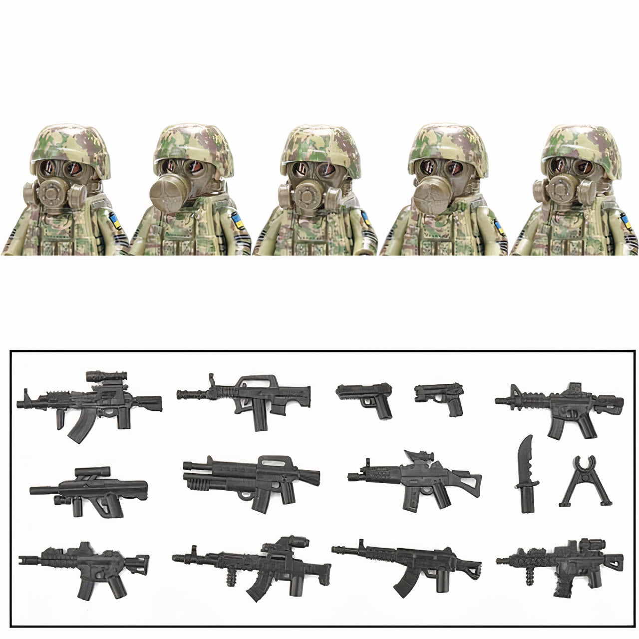 Ukrainian Biochemical Special Forces (5 Figures)