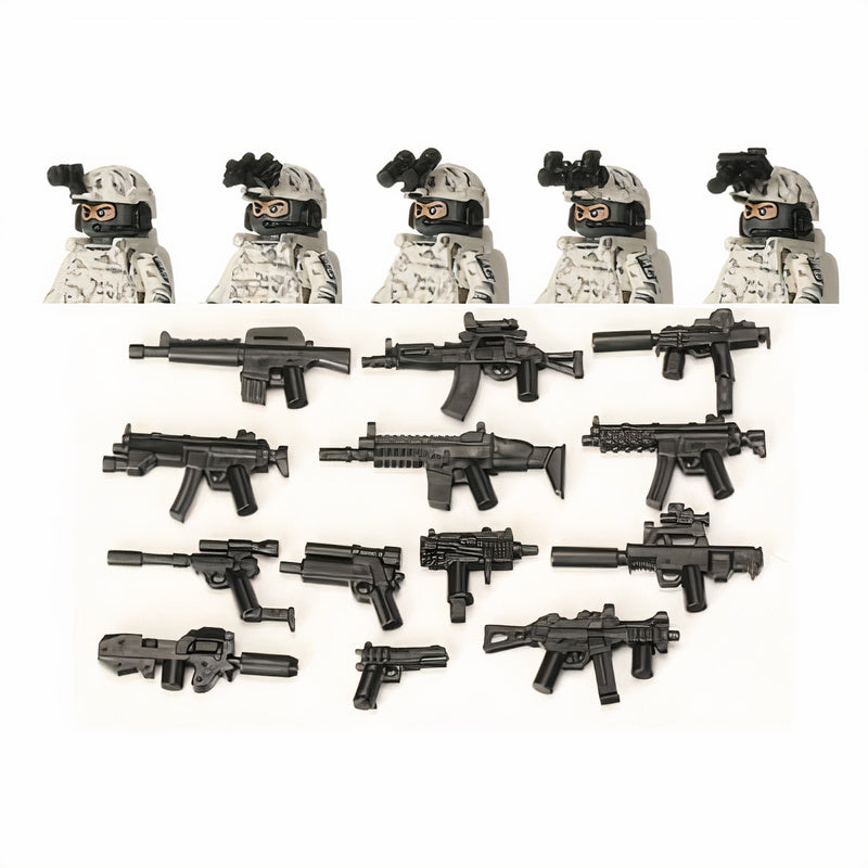 U.S. Army Rangers - Snow Camo (5 Figures)
