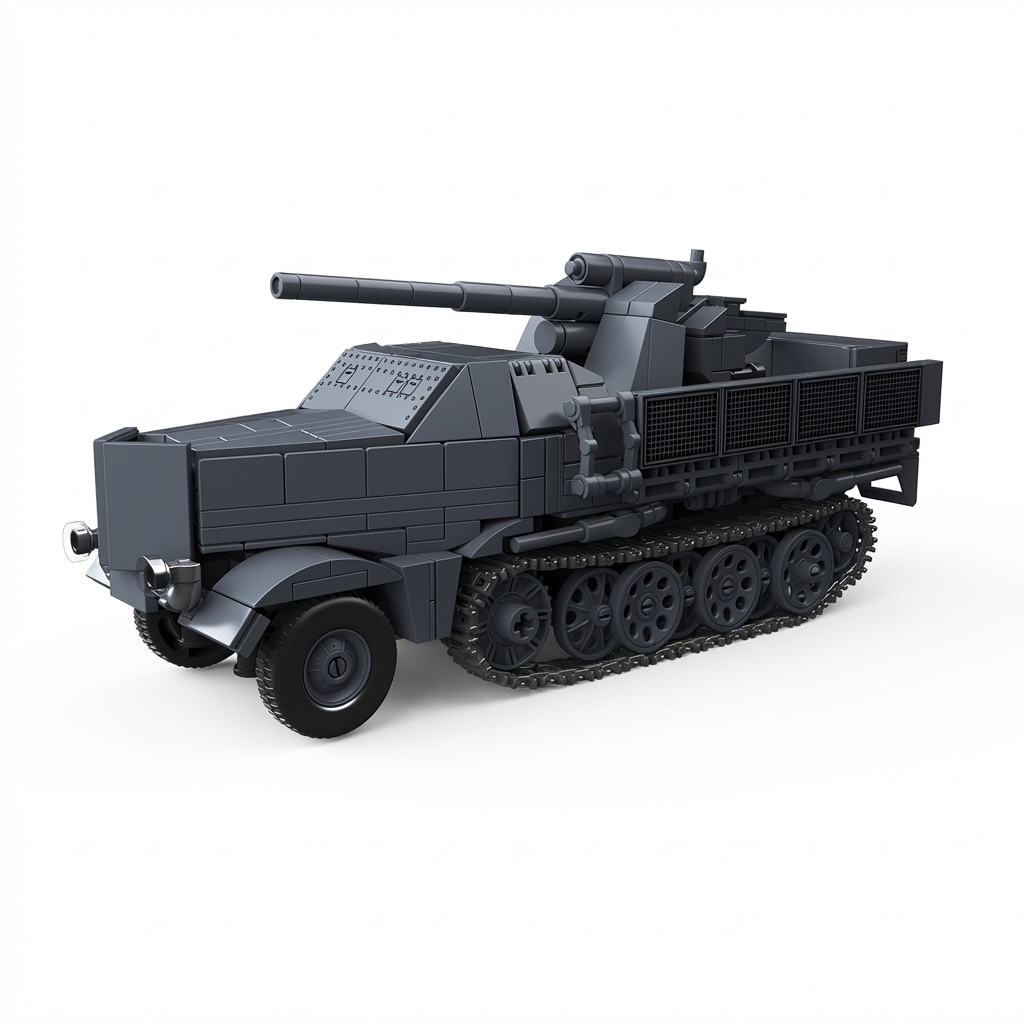 8.8cm FlaK 18 on Sd.Kfz.7