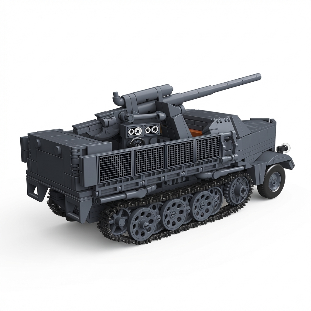 8.8cm FlaK 18 on Sd.Kfz.7