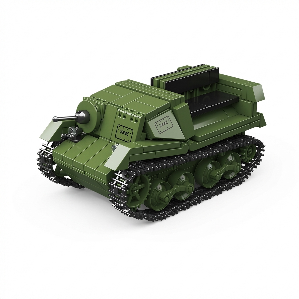 57mm Anti-Tank Gun ZIS-2 & T-20 Armored Tractor