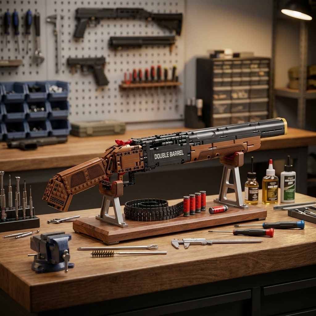 Double-Barrel Coach Gun Shotgun