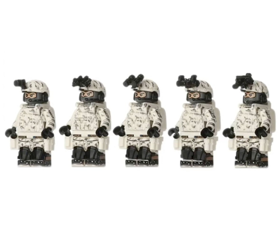 U.S. Army Rangers Complete Military Squad made with real LEGO® minifigures