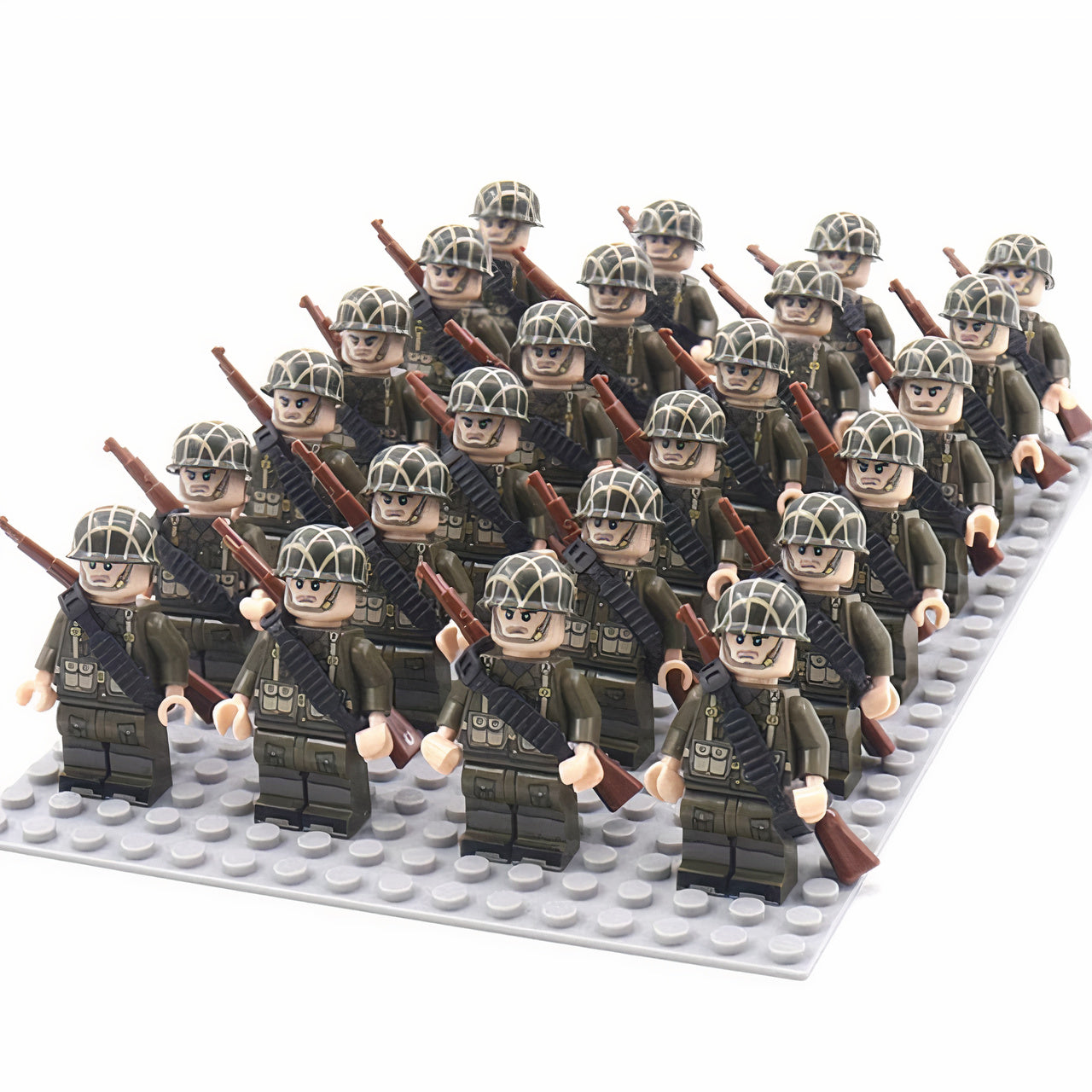 101st Airborne Division U.S. WWII Soldiers (24 Figures)
