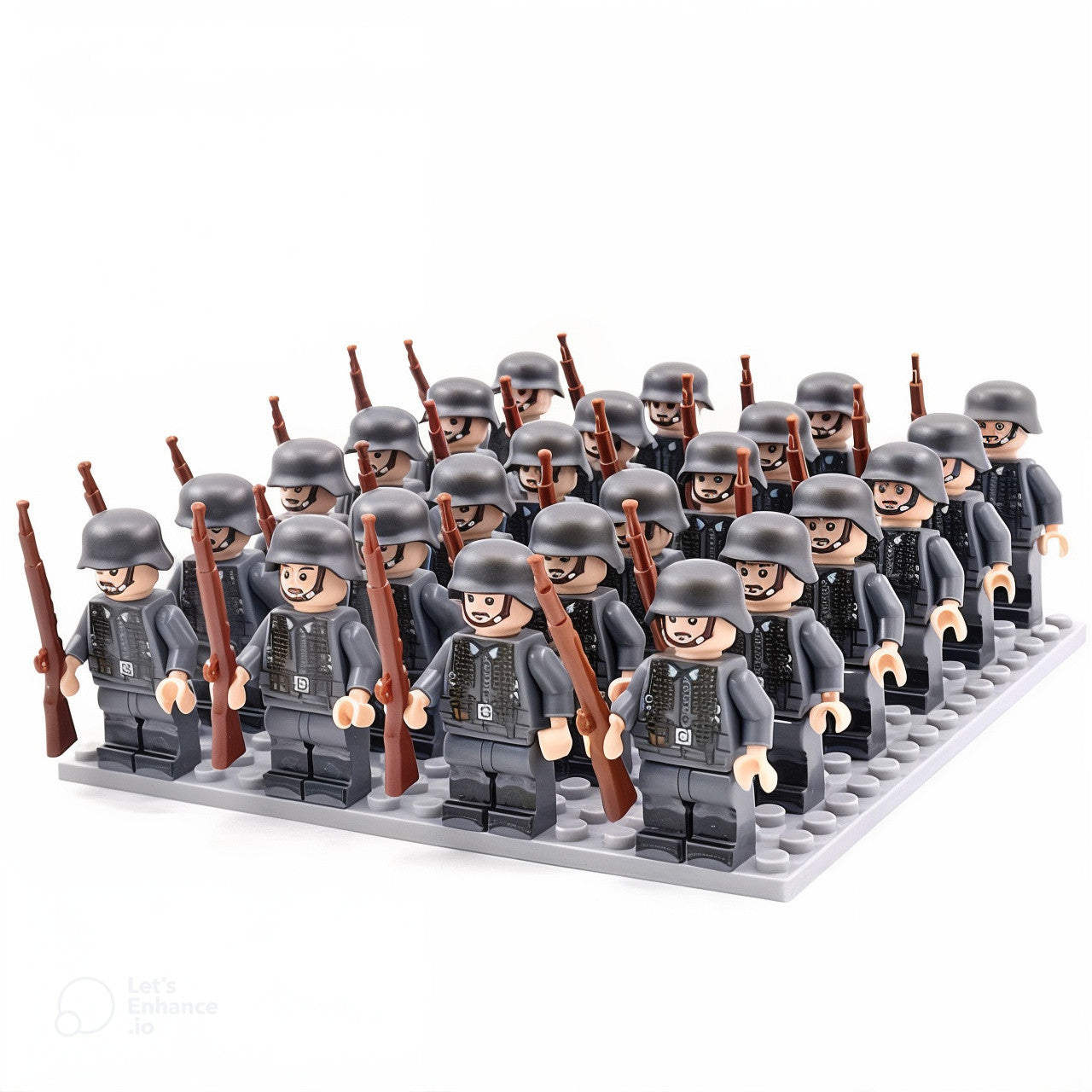 8th Infantry Division German WWII Soldiers (24 Figures)