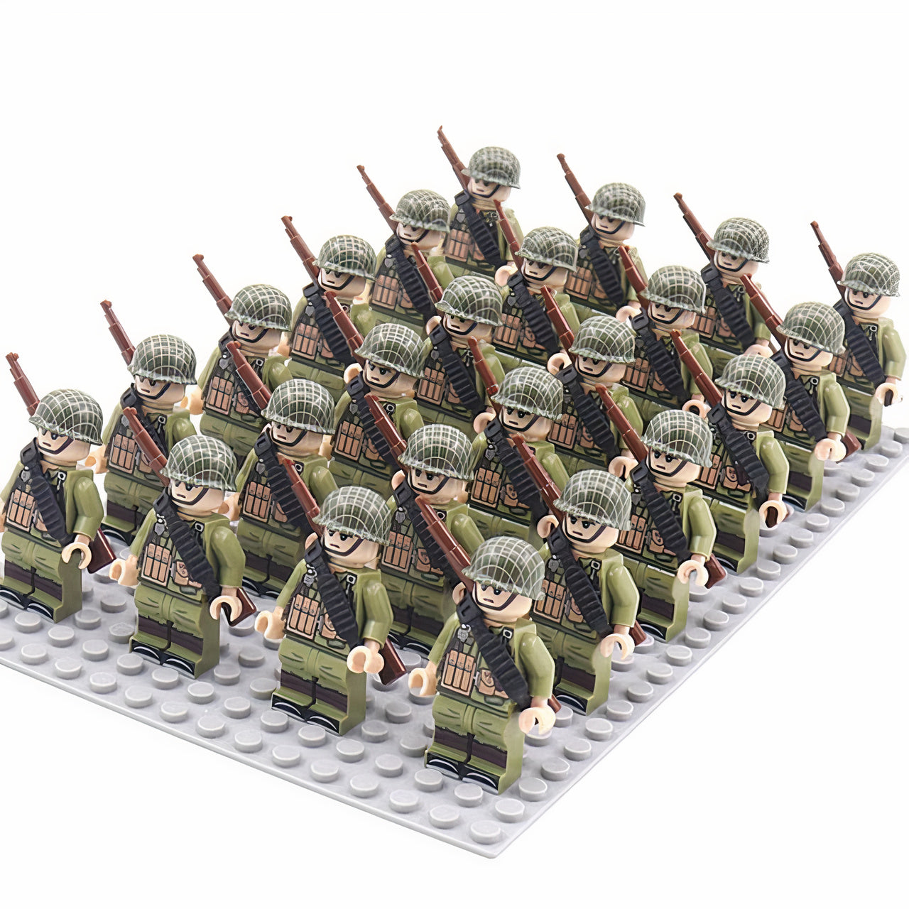 1st Infantry U.S. WWII Soldiers (24 Figures)
