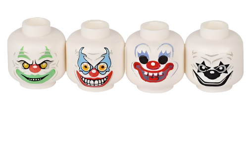 Custom Creepy Clown Heads