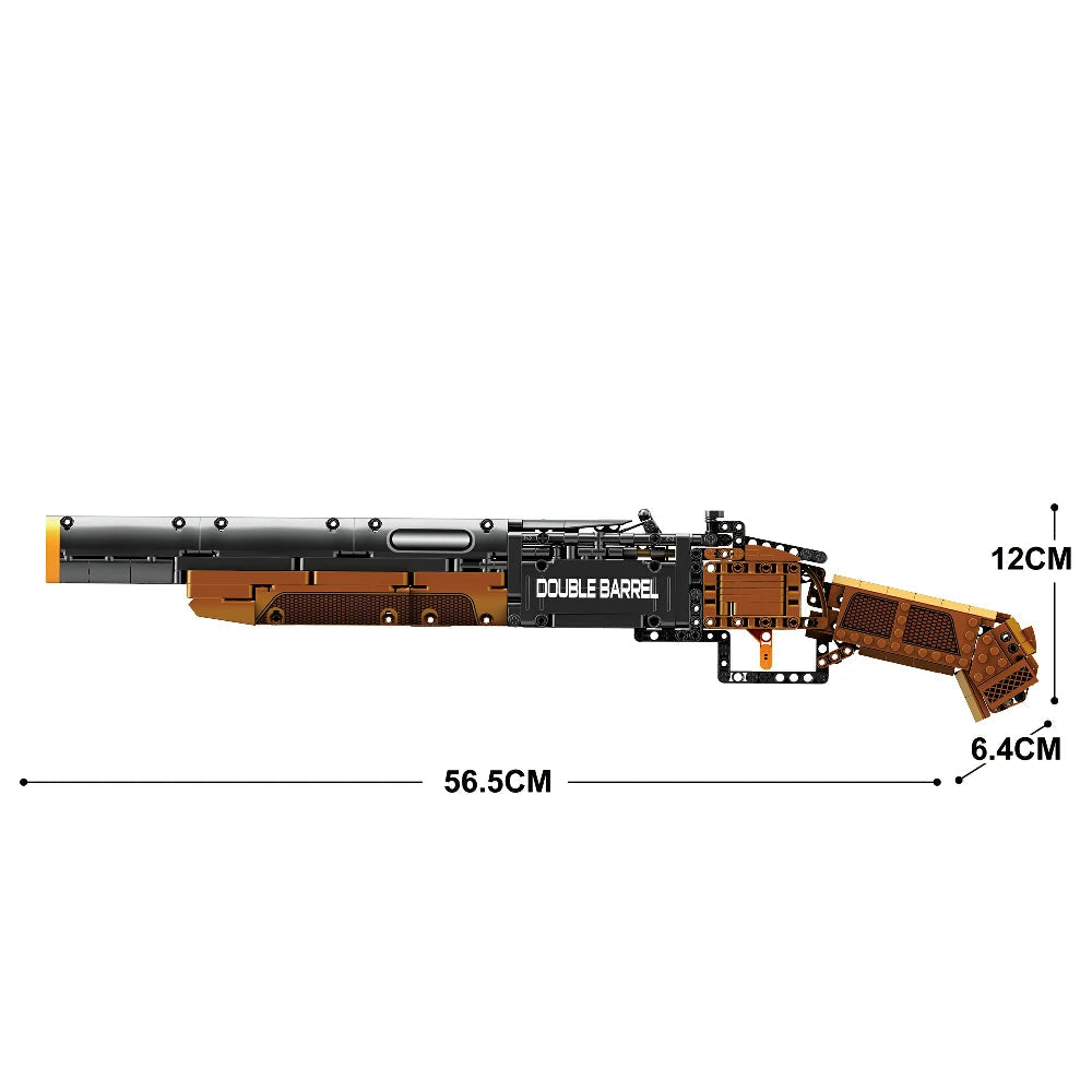 Double-Barrel Coach Gun Shotgun