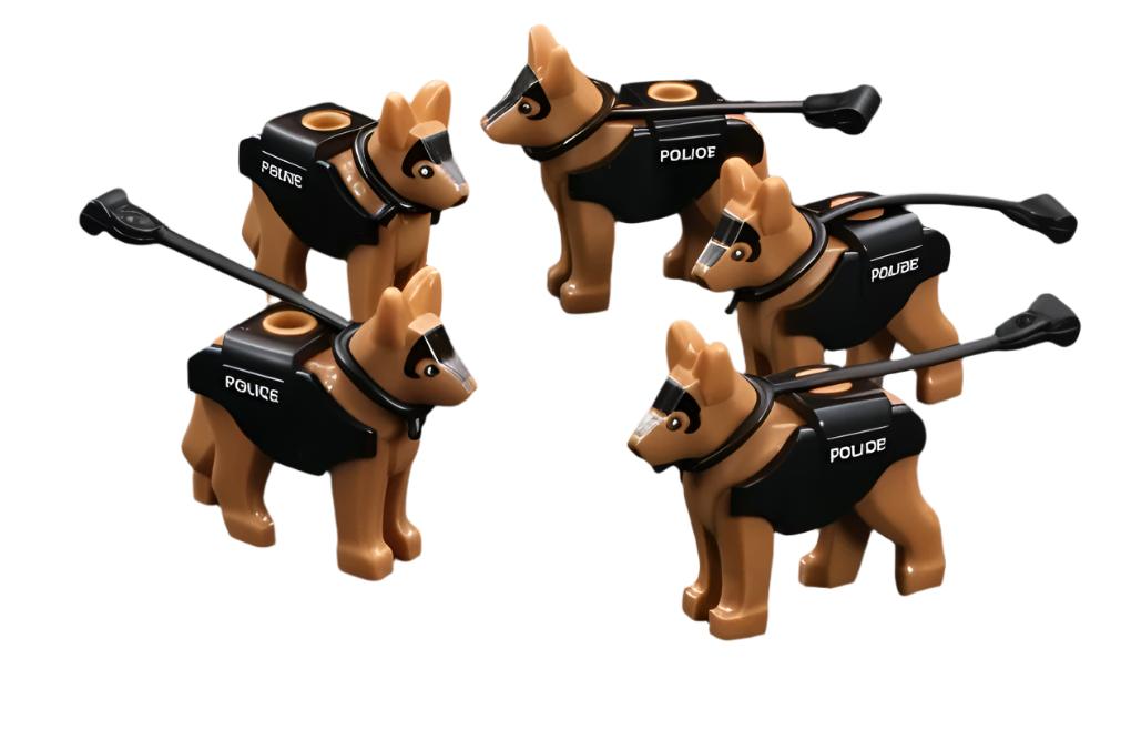 K-9 Team (5 Figures)