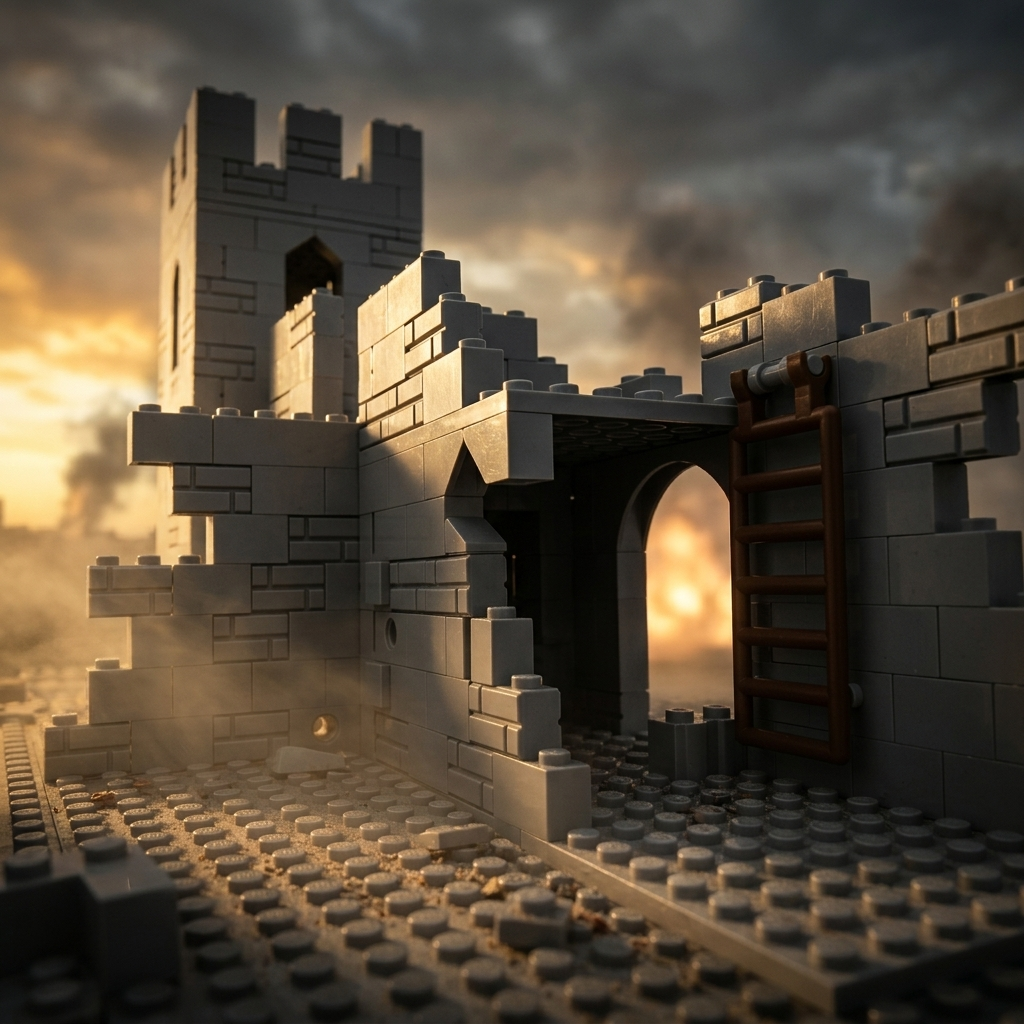 Ruined Watchtower and Wall