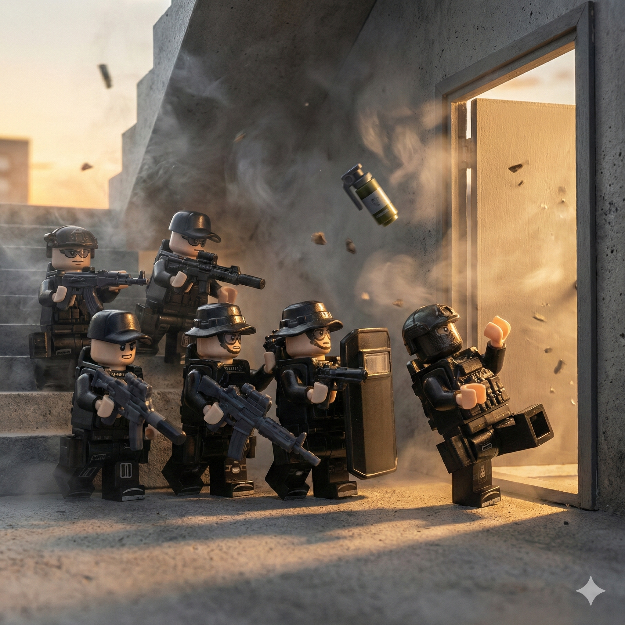 SWAT Tactical Unit (6 Figures)