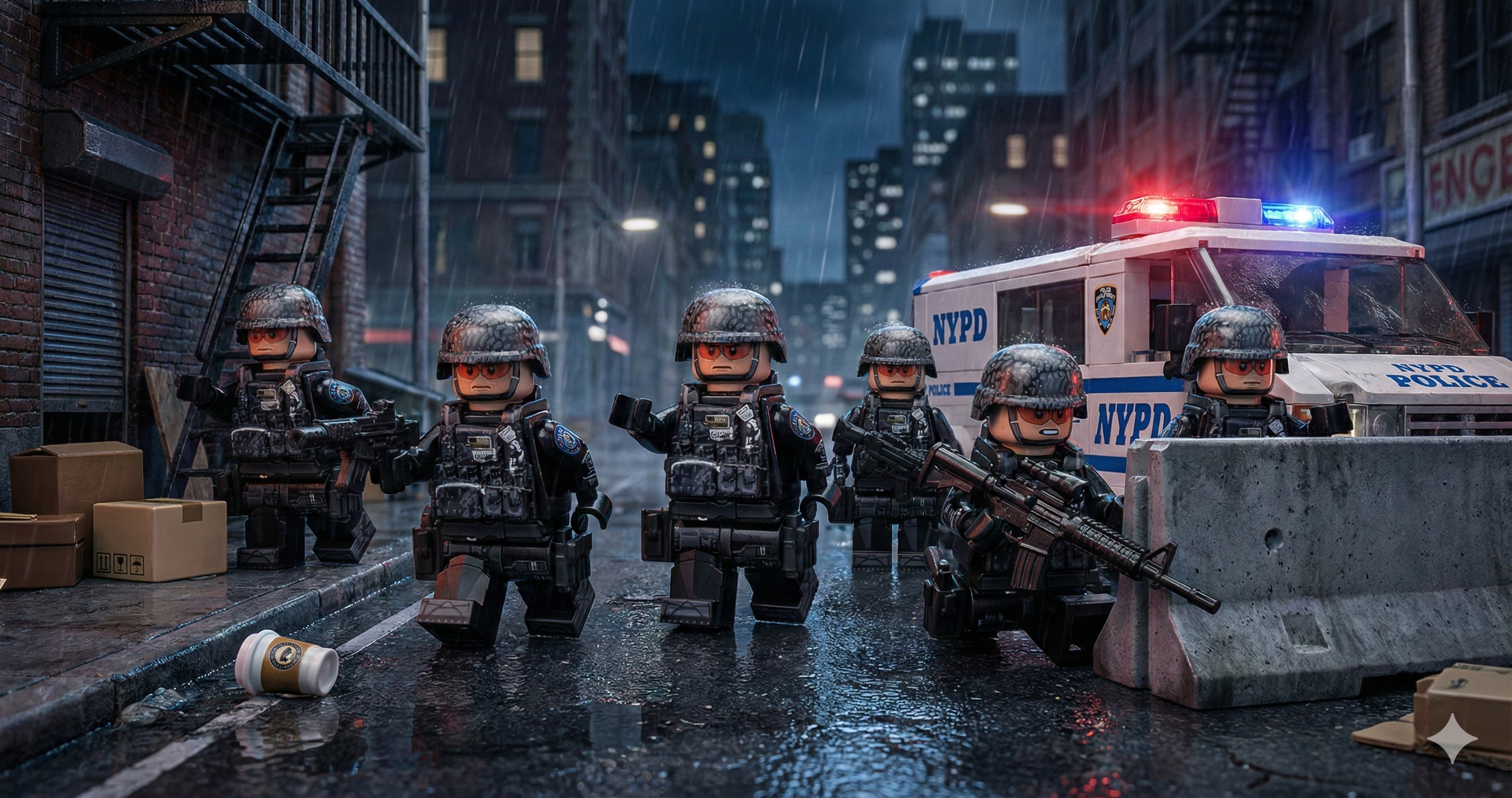 NYPD Special Ops (5 Figures)