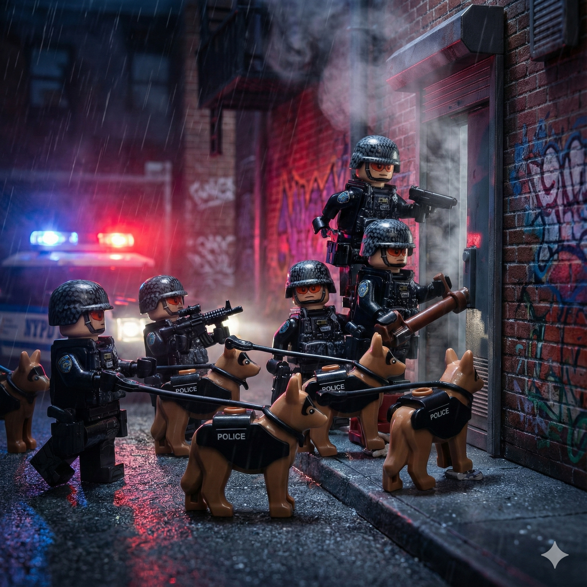 K-9 Team (5 Figures)
