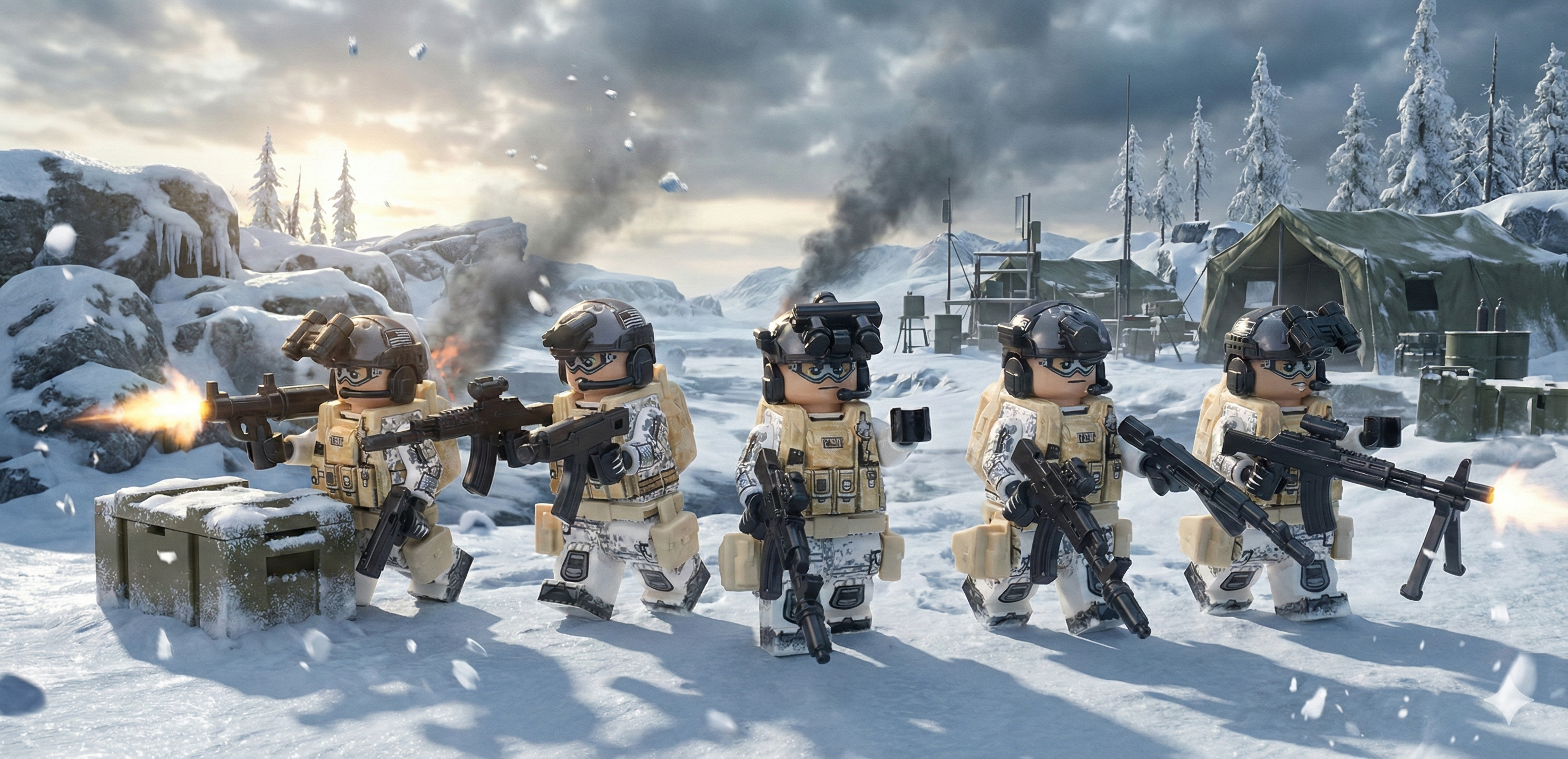 U.S Army Arctic Special Operations (5 Figures)