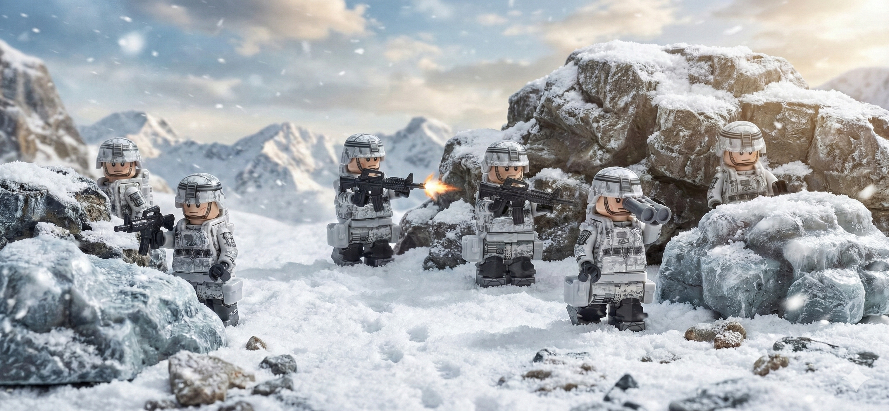 U.S. Army 10th Mountain Division (5 Figures)