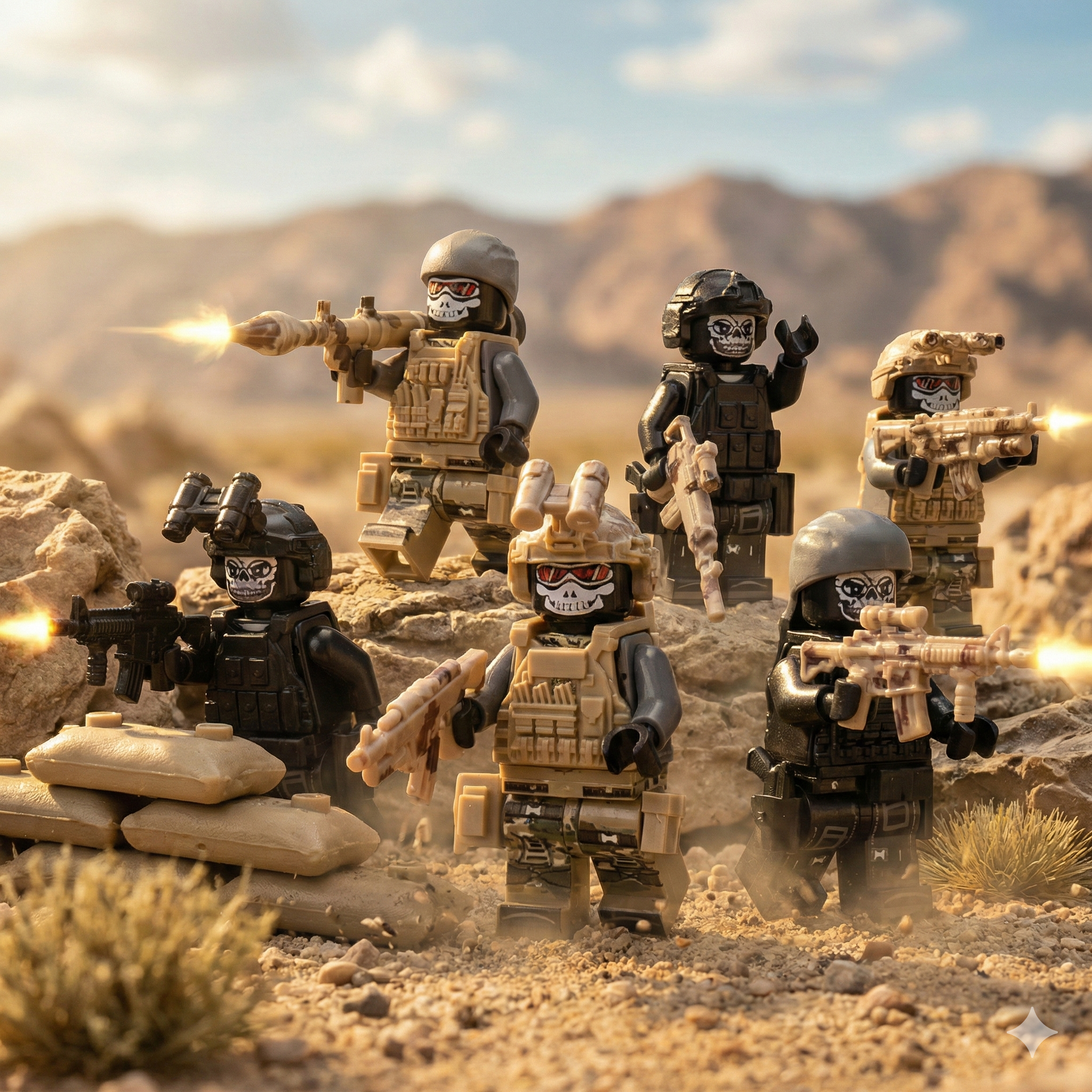 U.S. MARSOC Unit - Ghost (6 Figures)