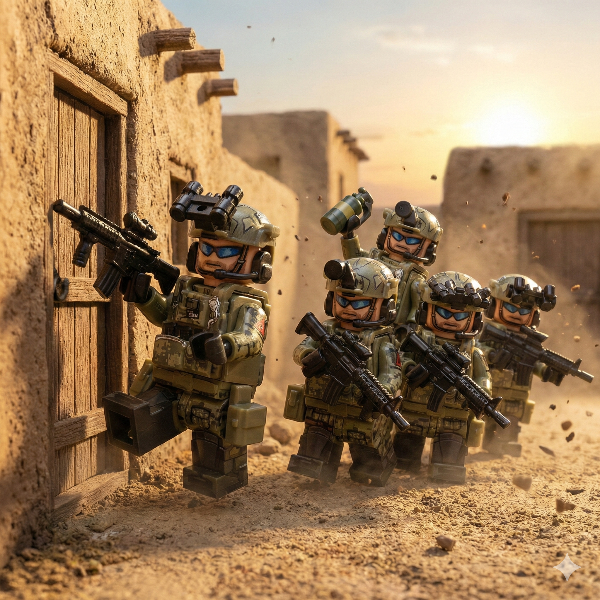 U.S. Delta Force Commandos (5 Figures)