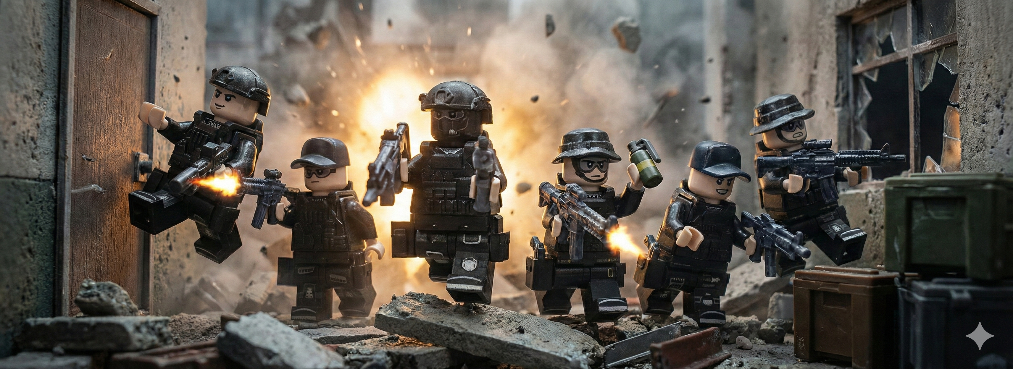 SWAT Tactical Unit (6 Figures)