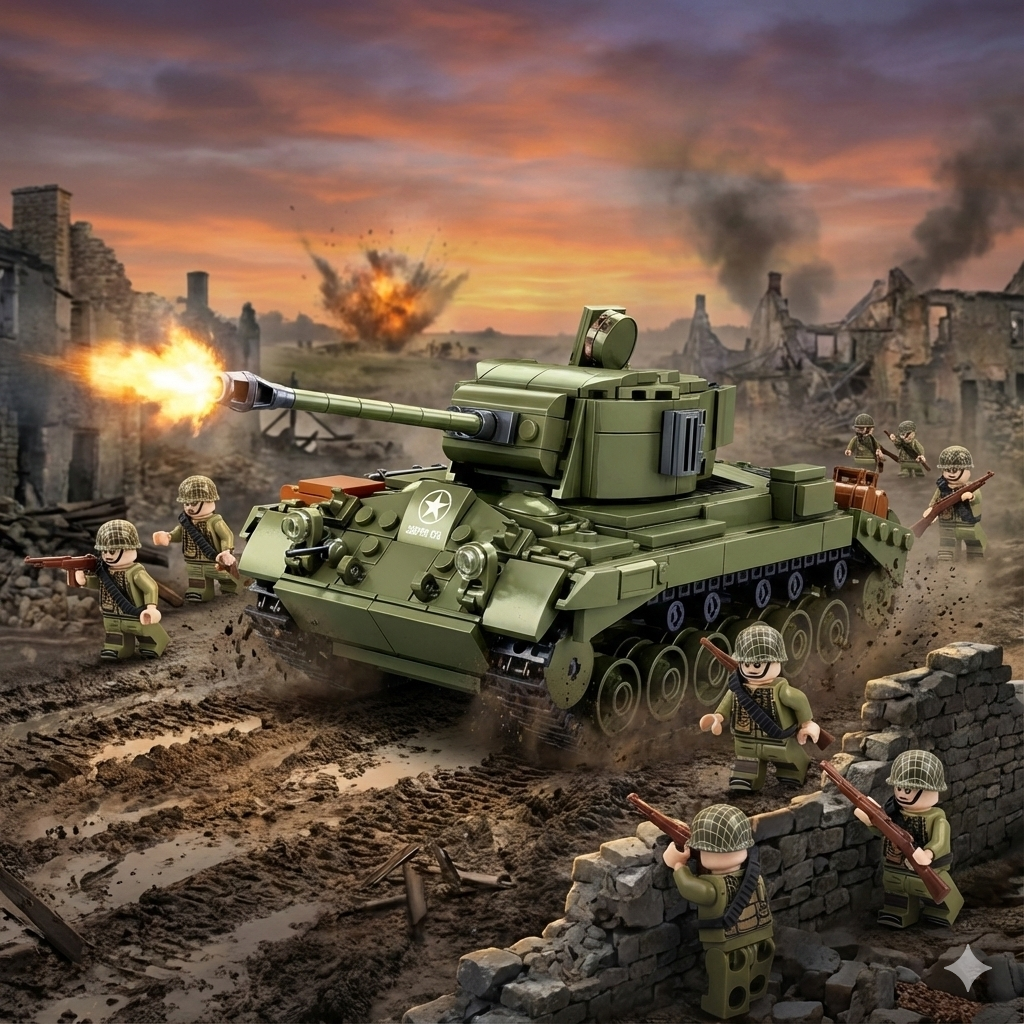 M26 Pershing Tank 2-in-1 Combo