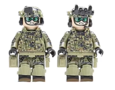 Russian Commando Frogmen Unit (5 Figures)